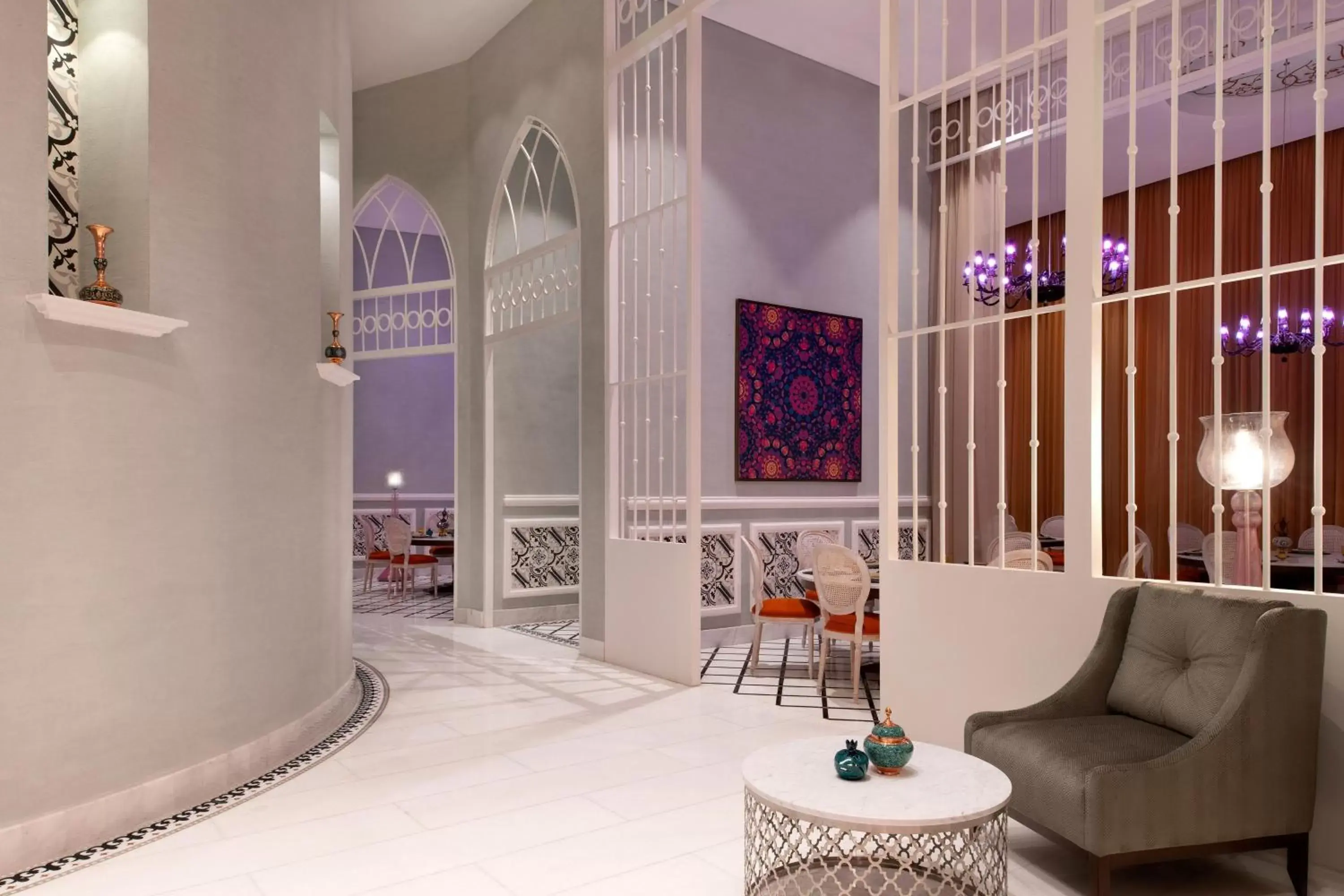 Restaurant/places to eat, Lobby/Reception in Al Messila, A Luxury Collection Resort & Spa, Doha