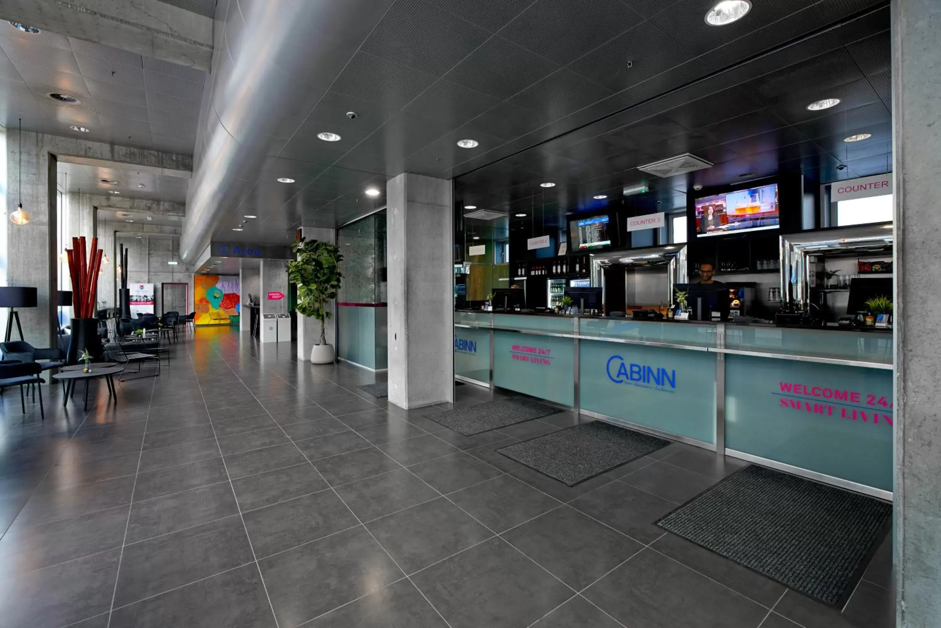 Lobby or reception in Cabinn Metro