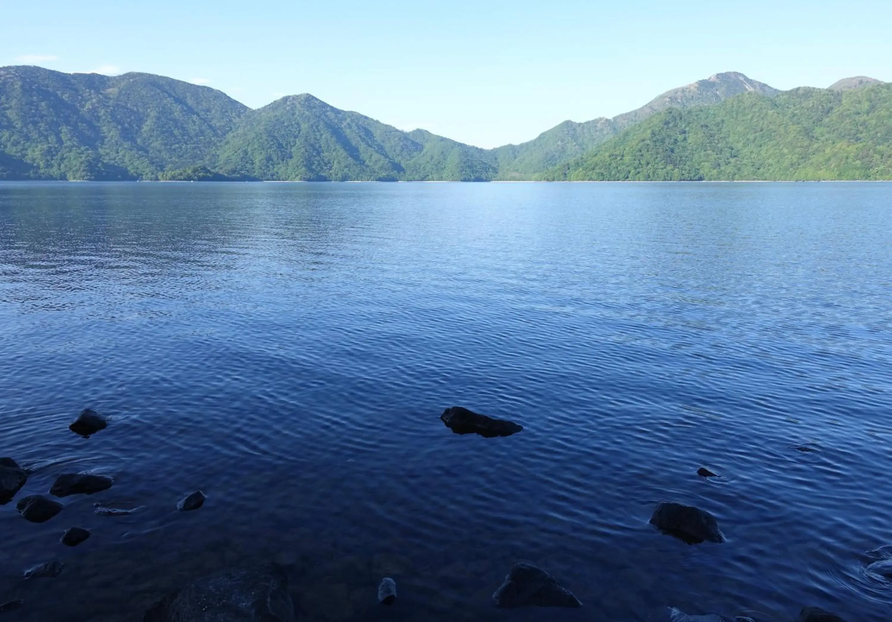 Lake view in Hatago Nagomi Hot Spring Hotel