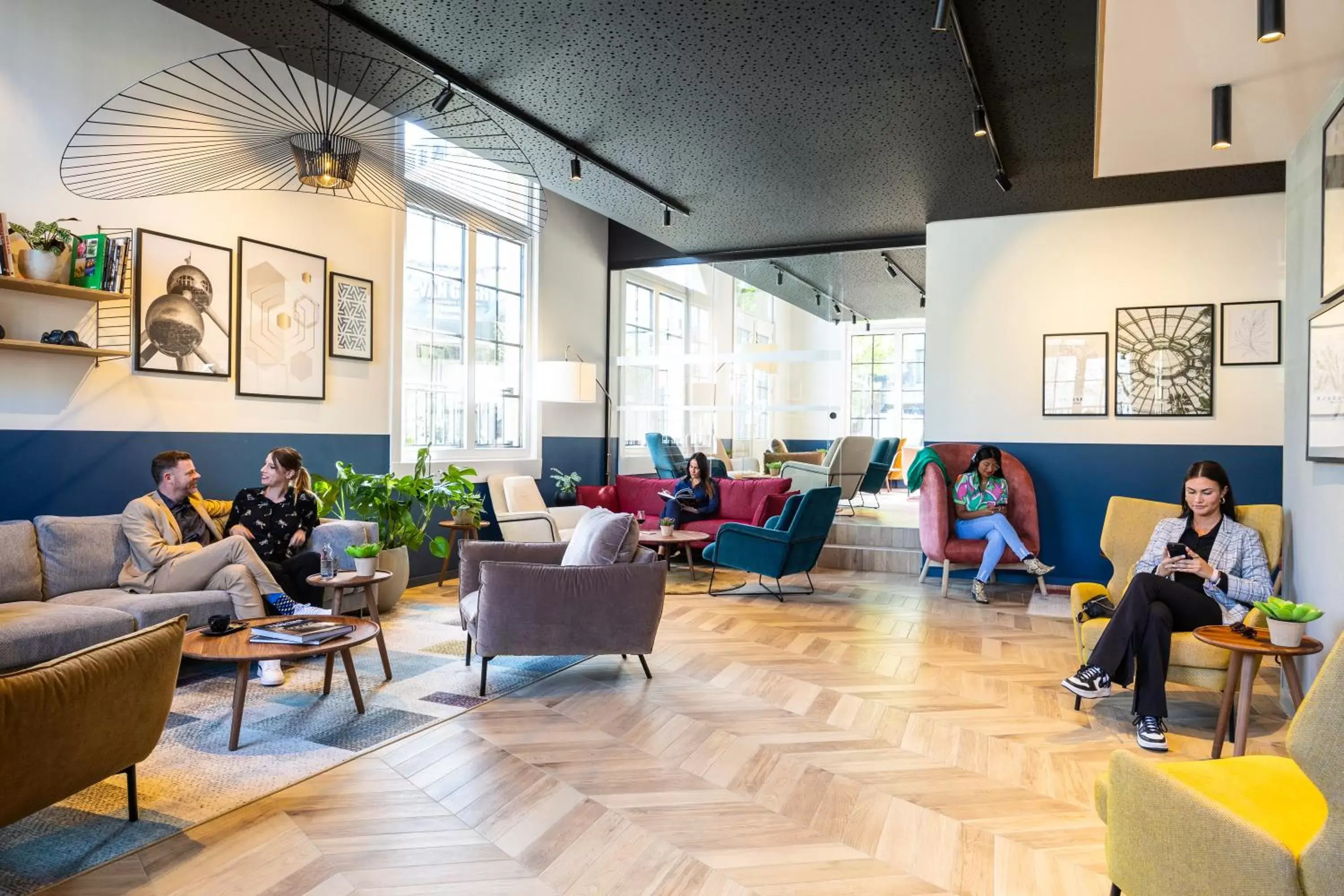 Lobby or reception in Hotel Novotel Brussels Off Grand Place