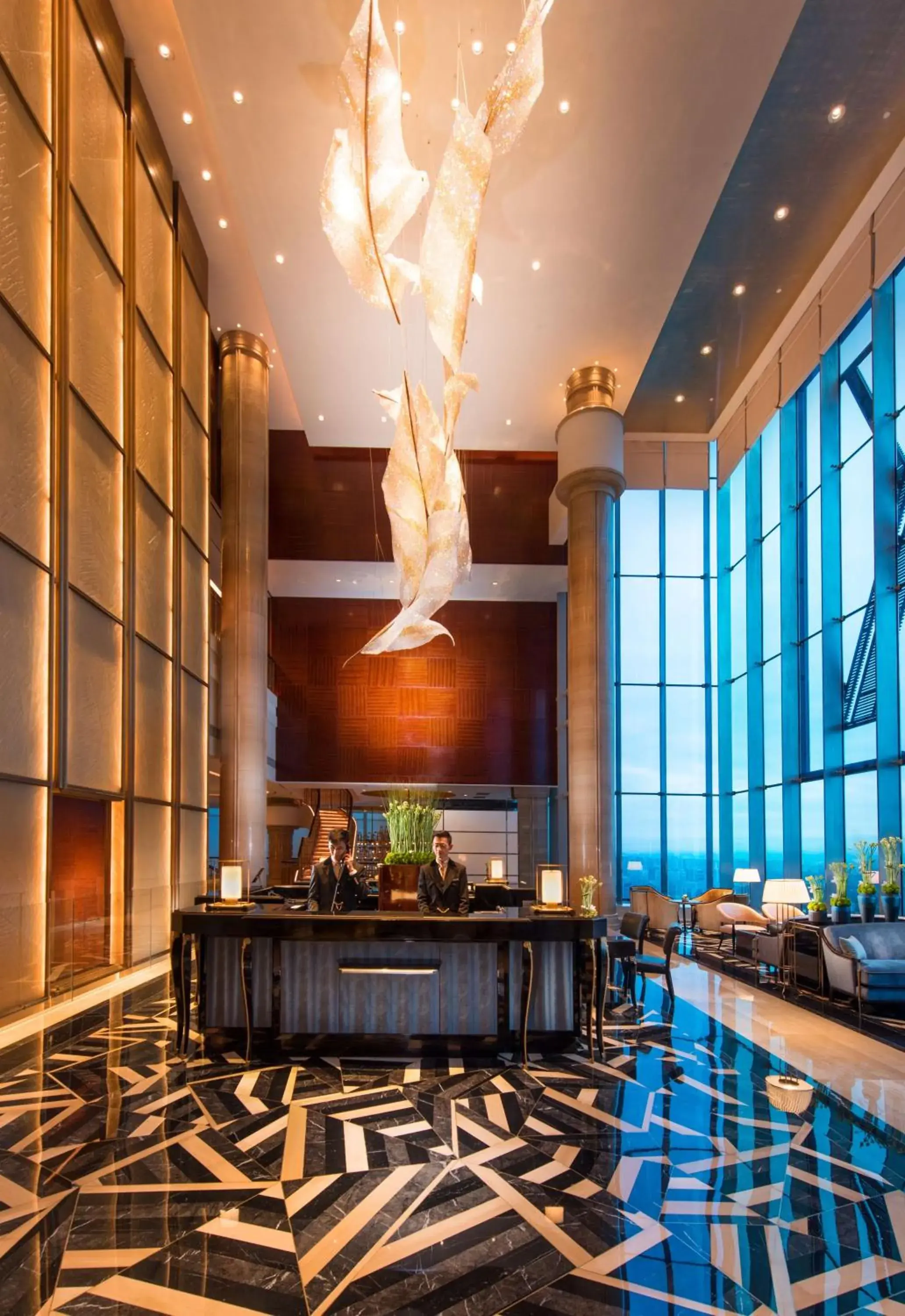Lobby or reception in Waldorf Astoria Chengdu