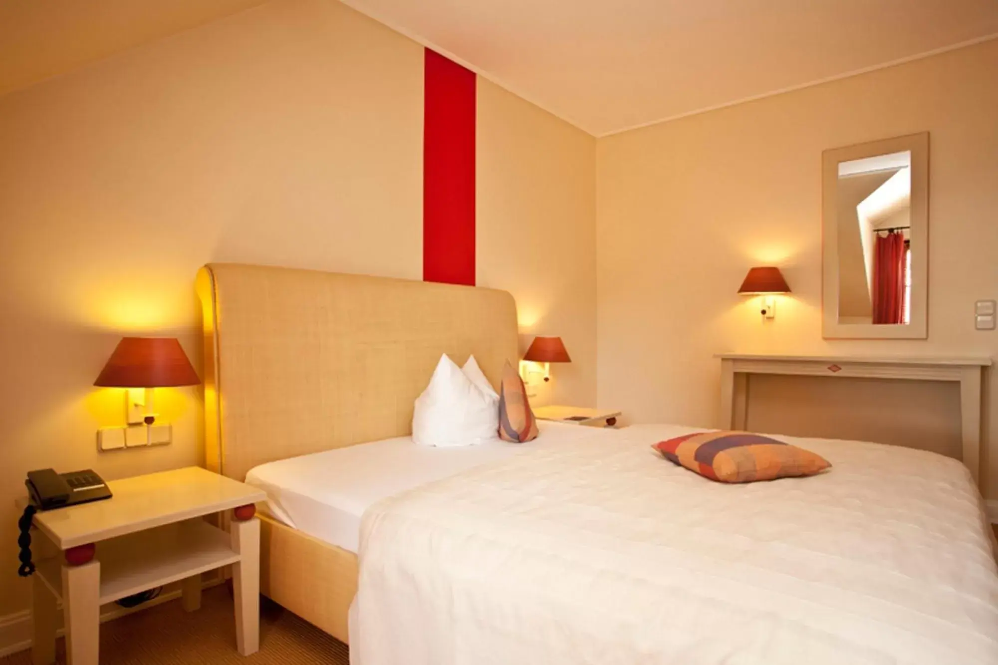 Bed in Hotel ARTE Schwerin