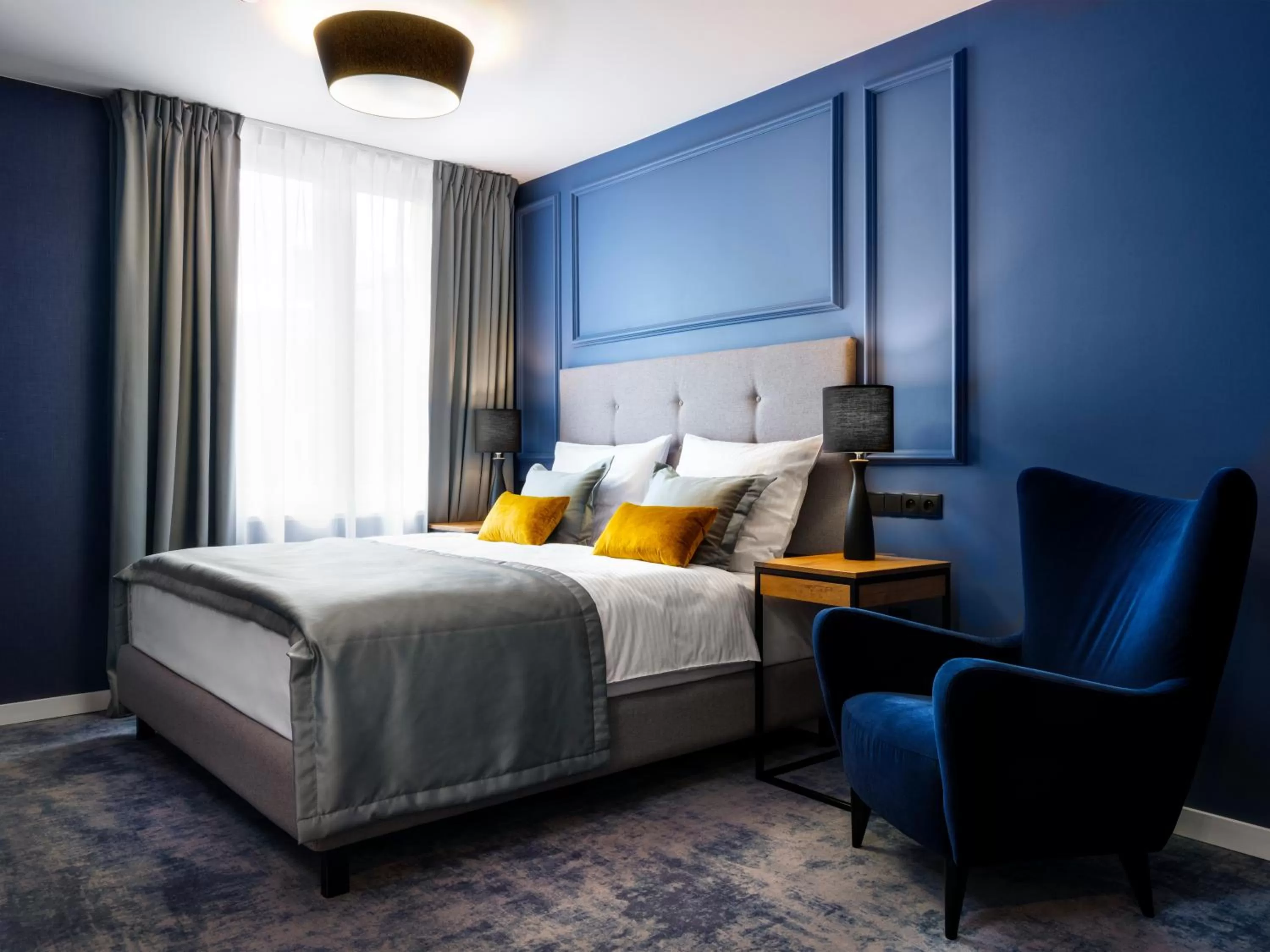 Bed in Hotel Wawel Queen