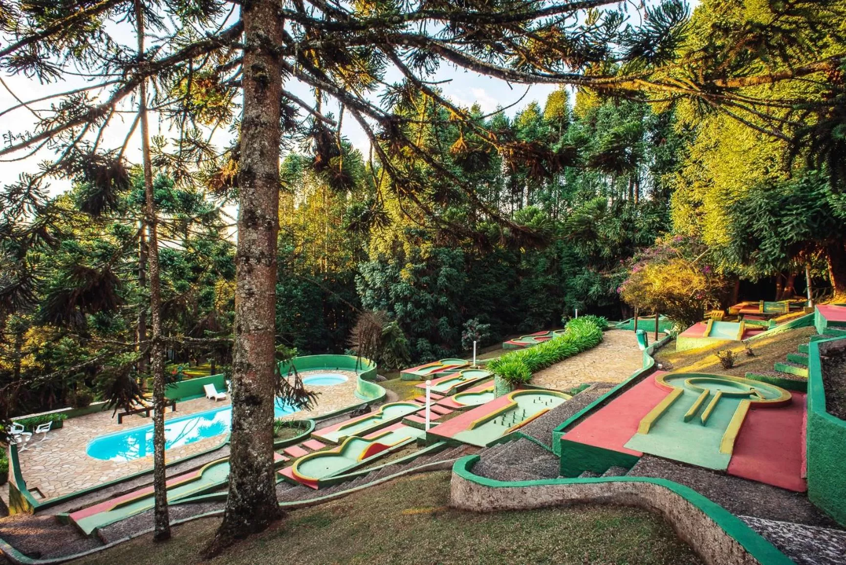 Golfcourse in Hotel Meissner Hof