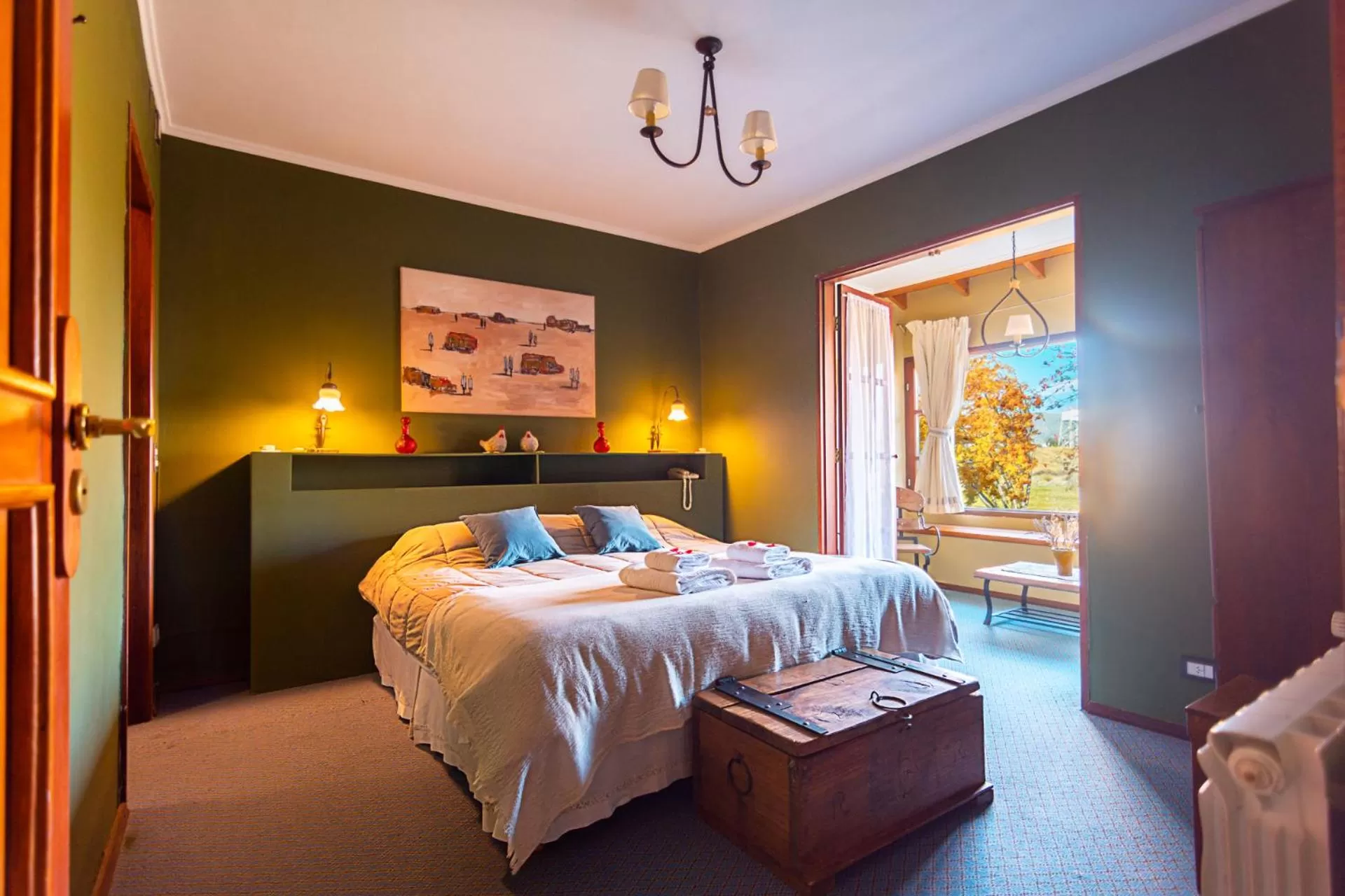 Bed in Hostería El Galpón Del Glaciar