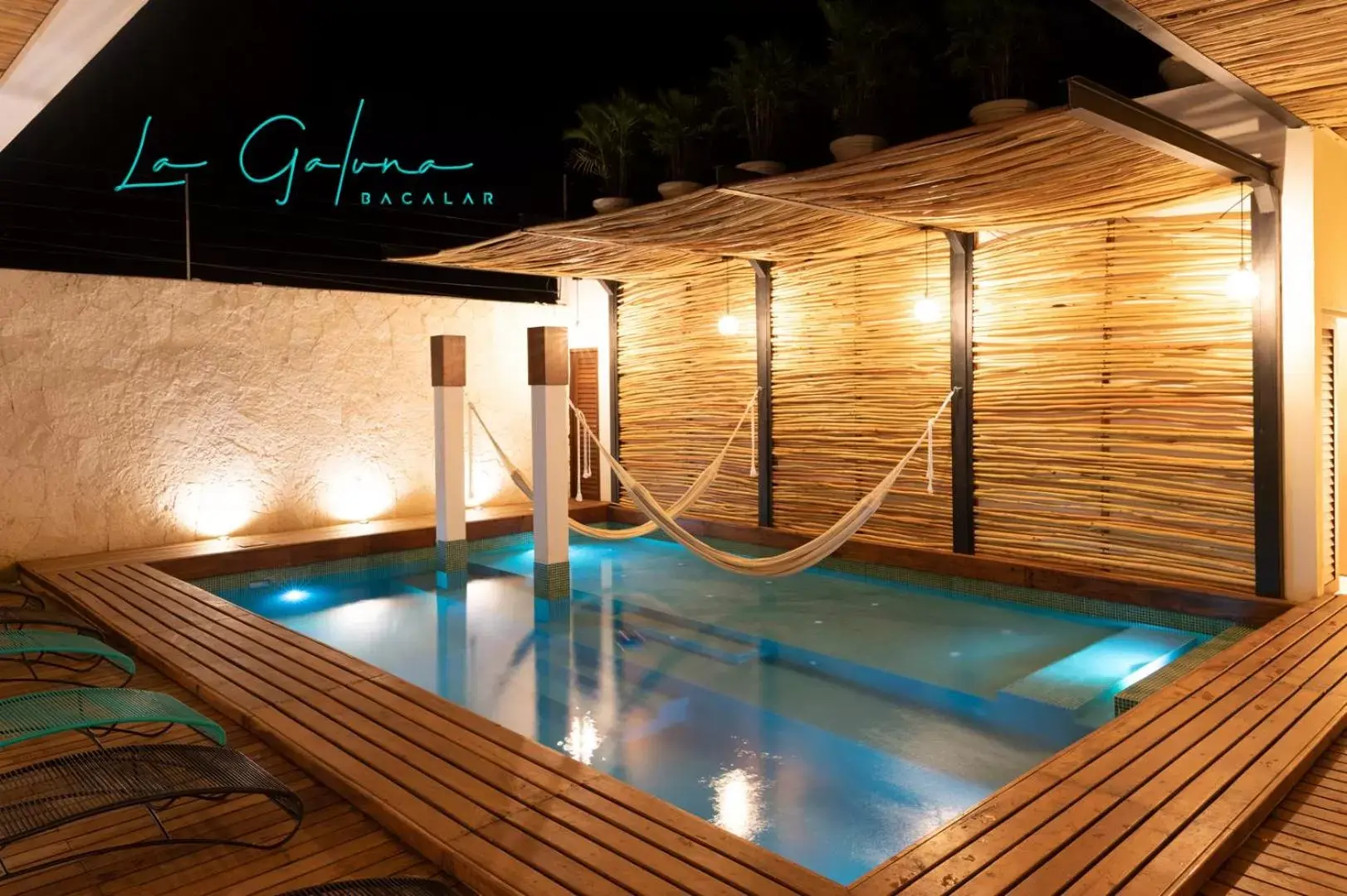 Hot Tub, Swimming Pool in La Galuna Bacalar