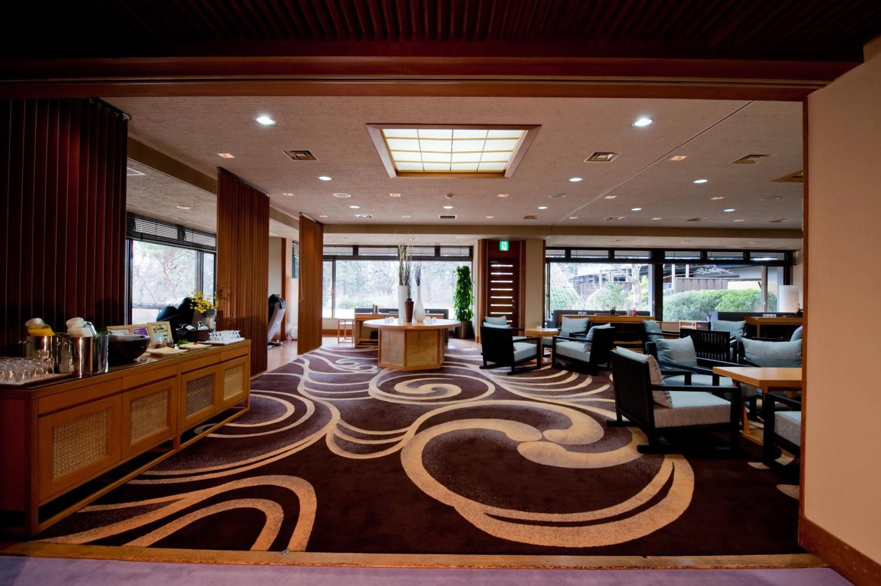 Communal lounge/ TV room in Nasu Onsen Sanraku