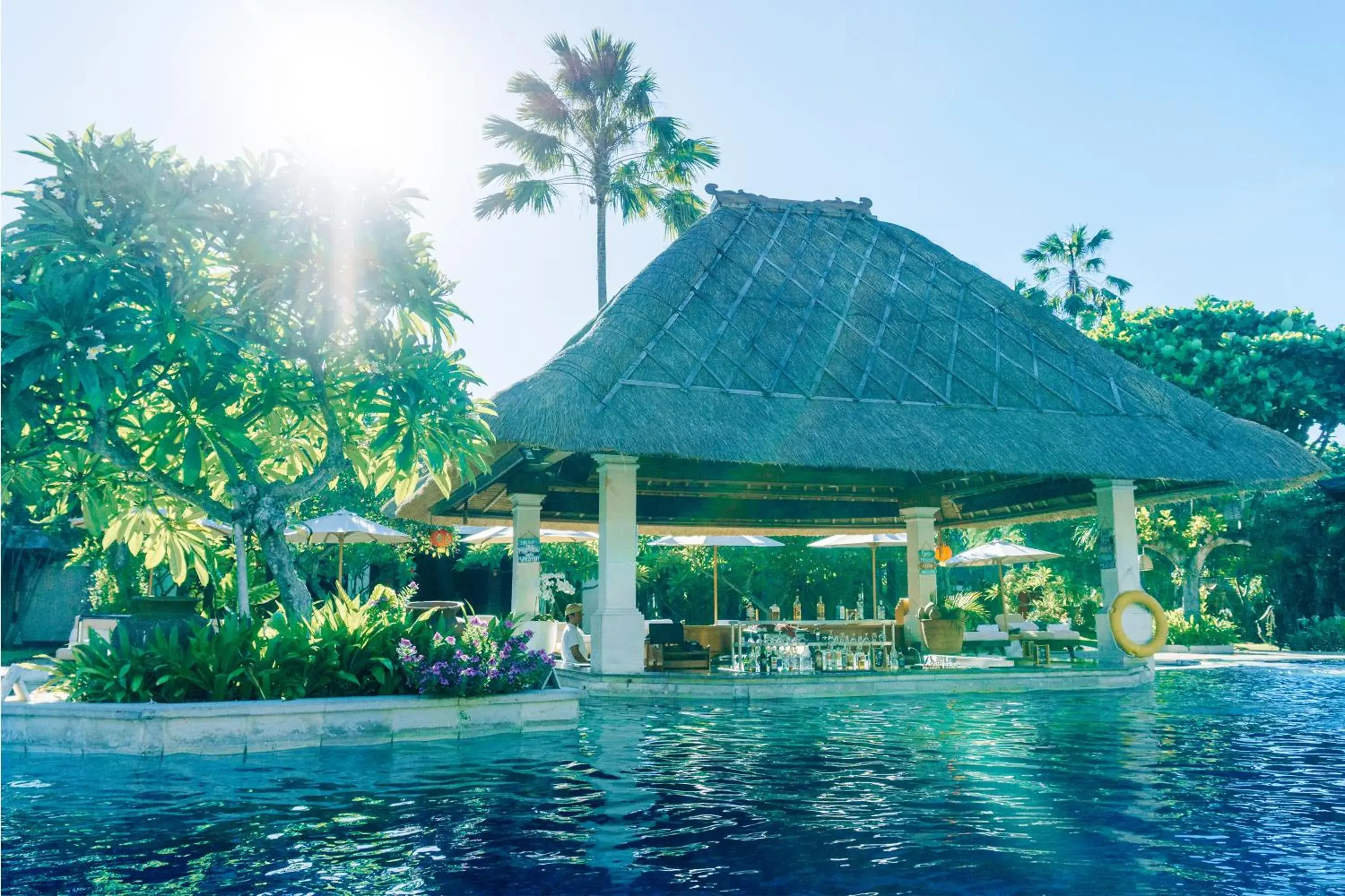 Lounge or bar, Swimming Pool in Rama Beach Resort And Villas