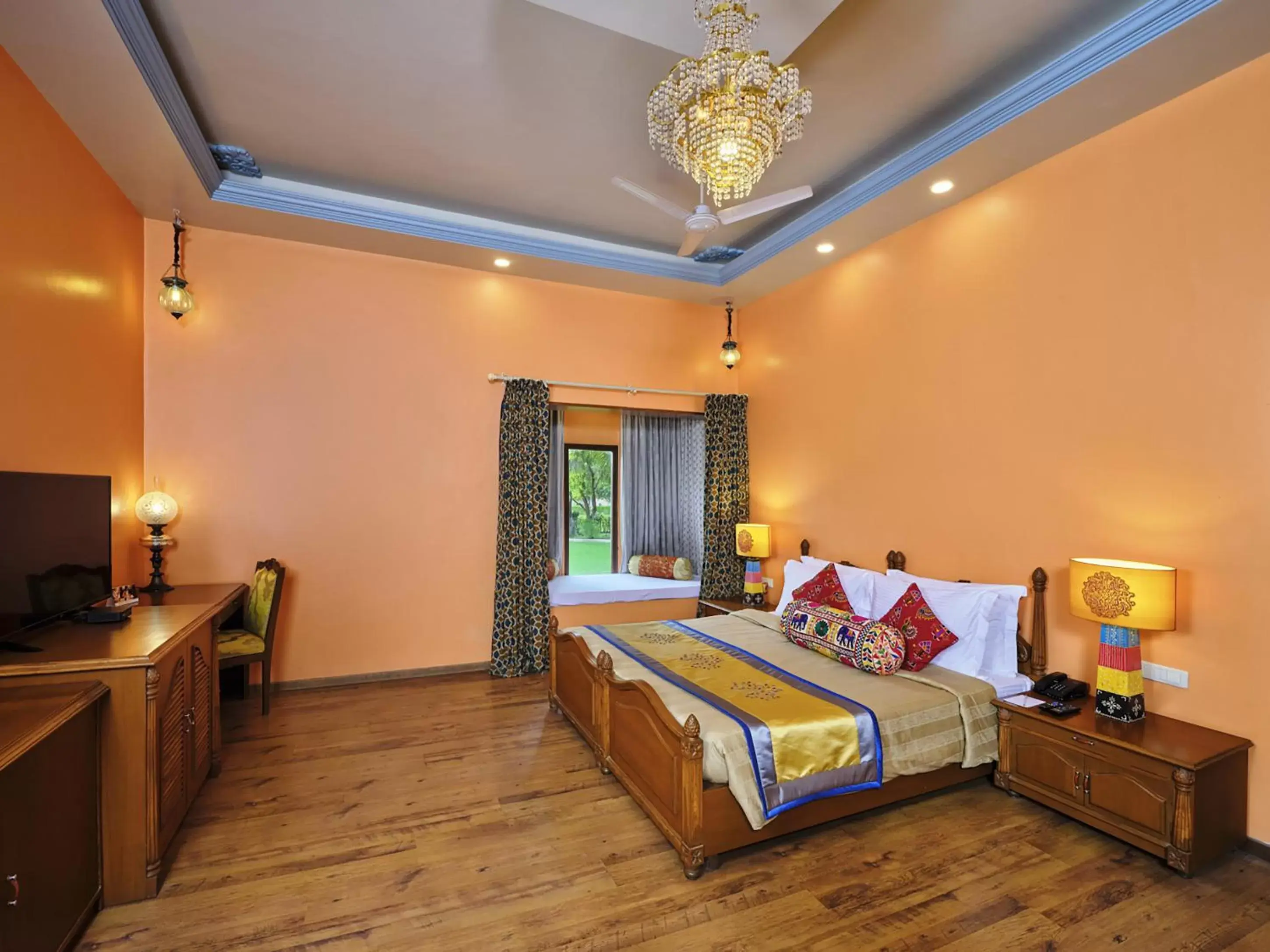 Bedroom in juSTa Rajputana Resort & Spa