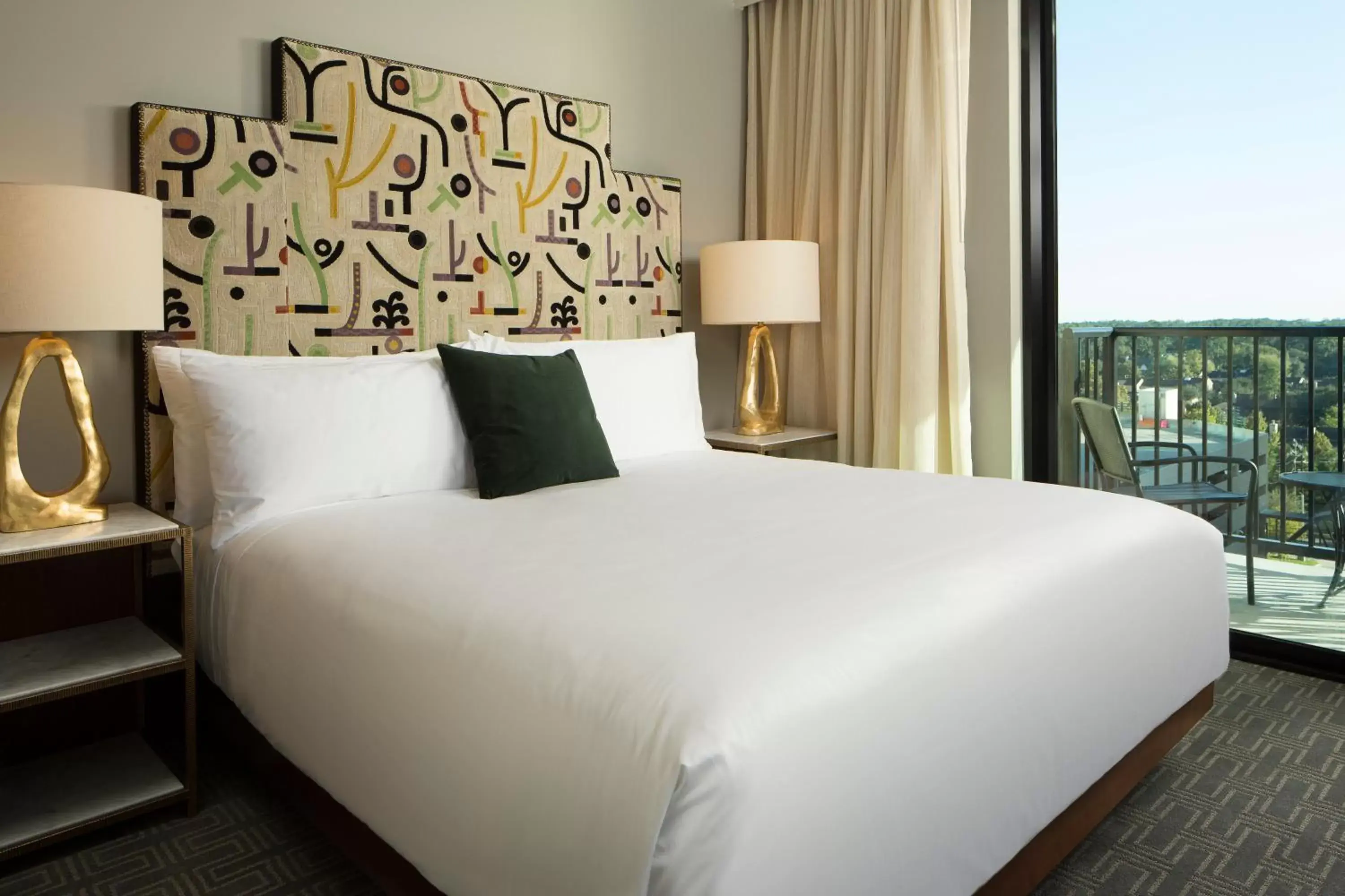 Bed in Hotel ZaZa Houston Memorial City