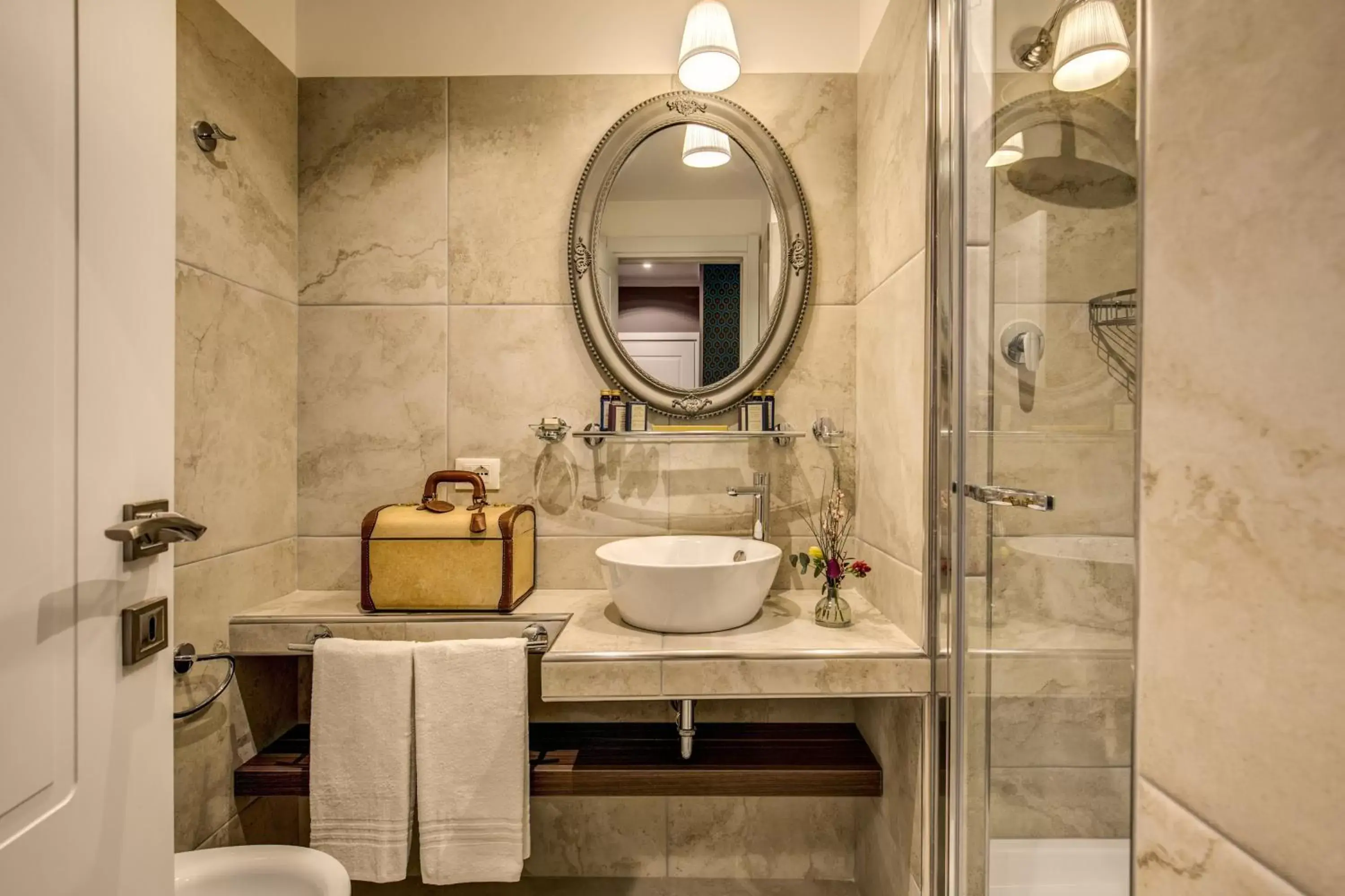 Shower, Bathroom in Charme Spagna Boutique Hotel