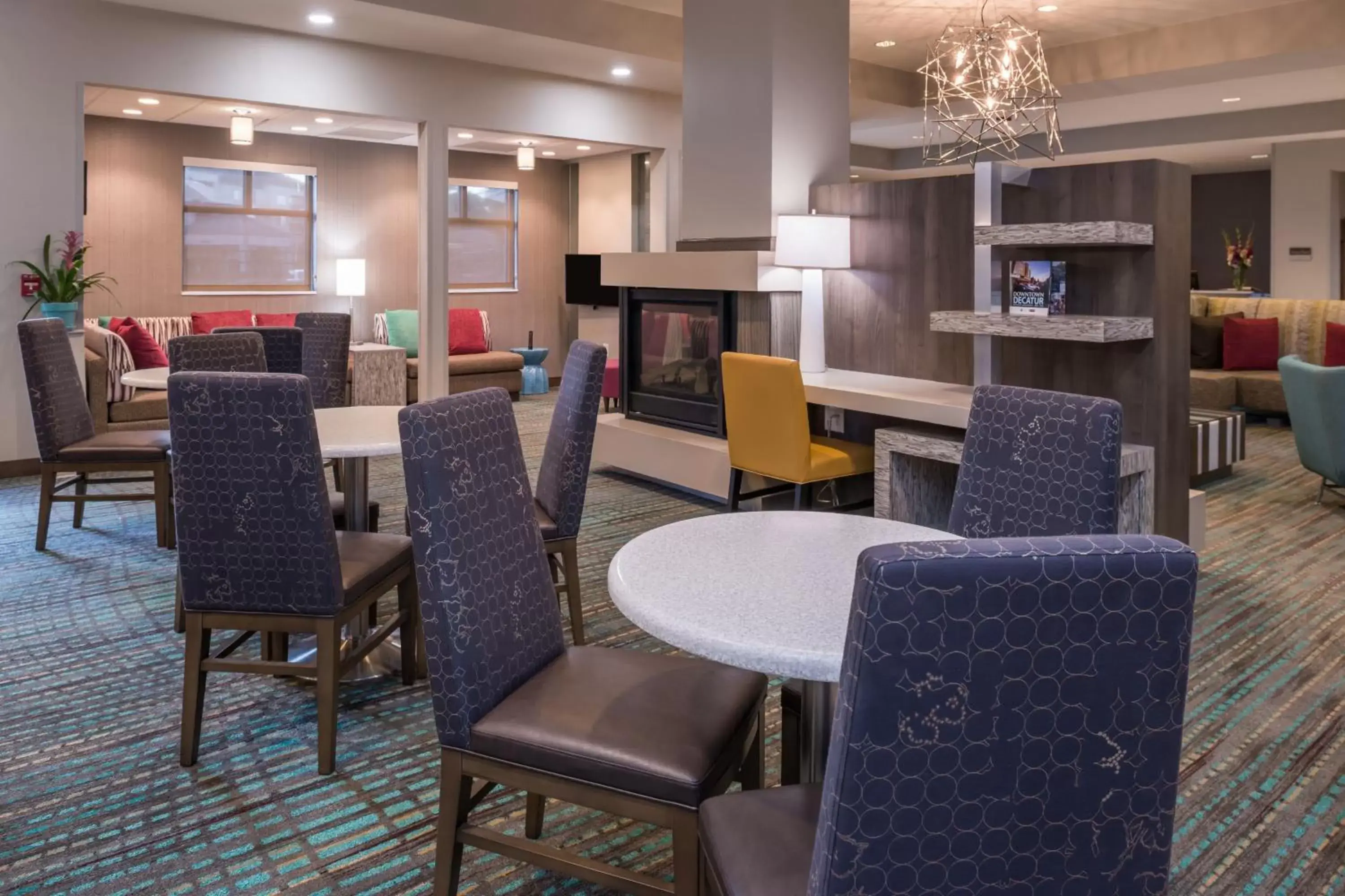 Lobby or reception, Restaurant/Places to Eat in Residence Inn by Marriott Decatur