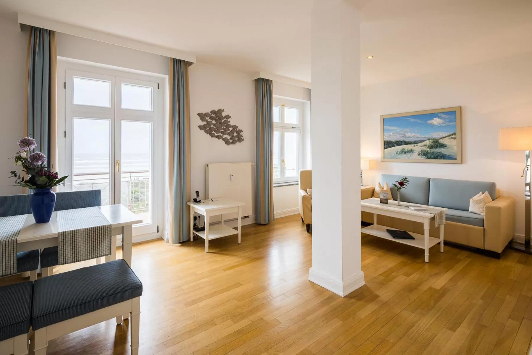 Bed in Strandhotel Kurhaus Juist