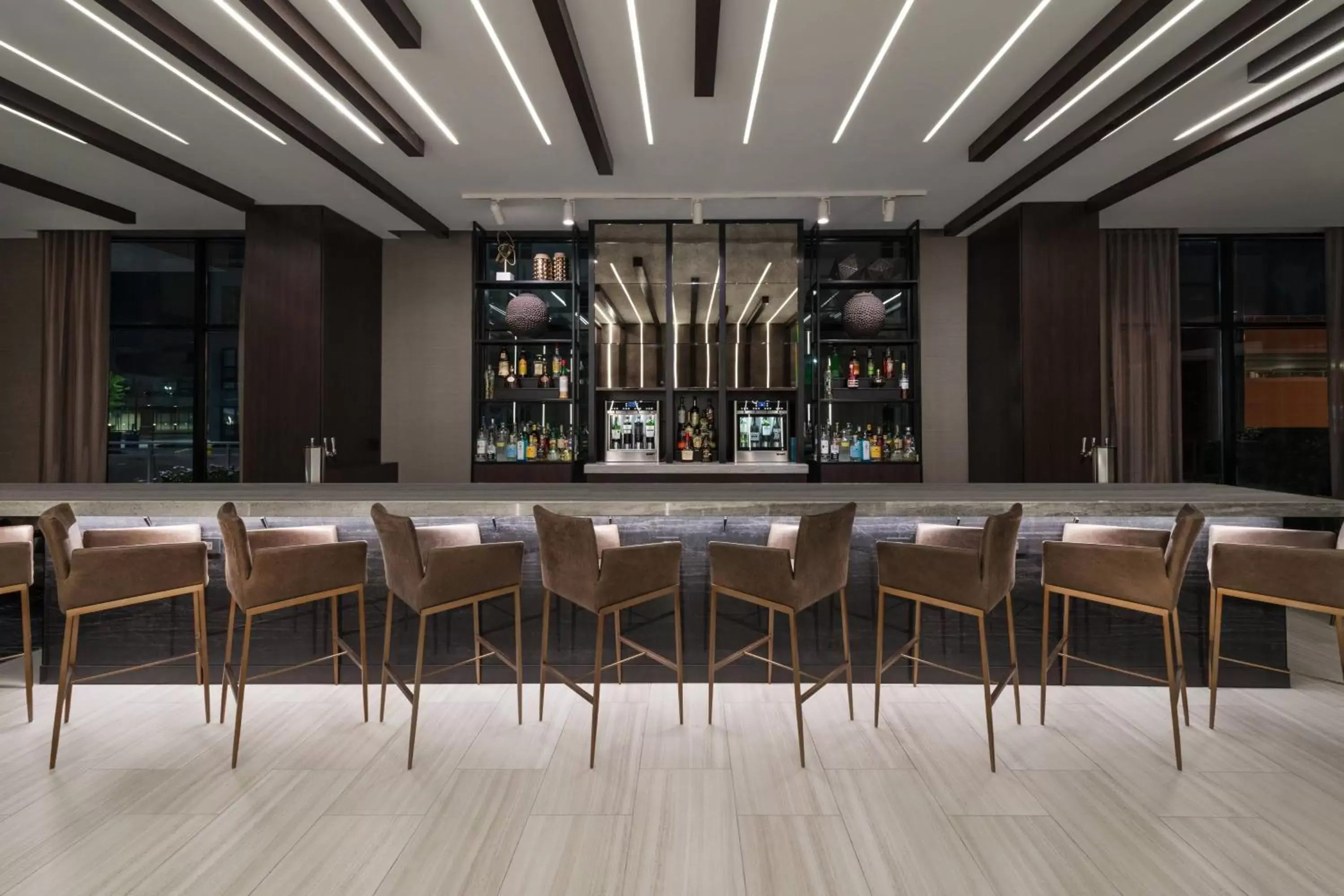 Lounge or bar, Lounge/Bar in AC Hotel by Marriott Worcester