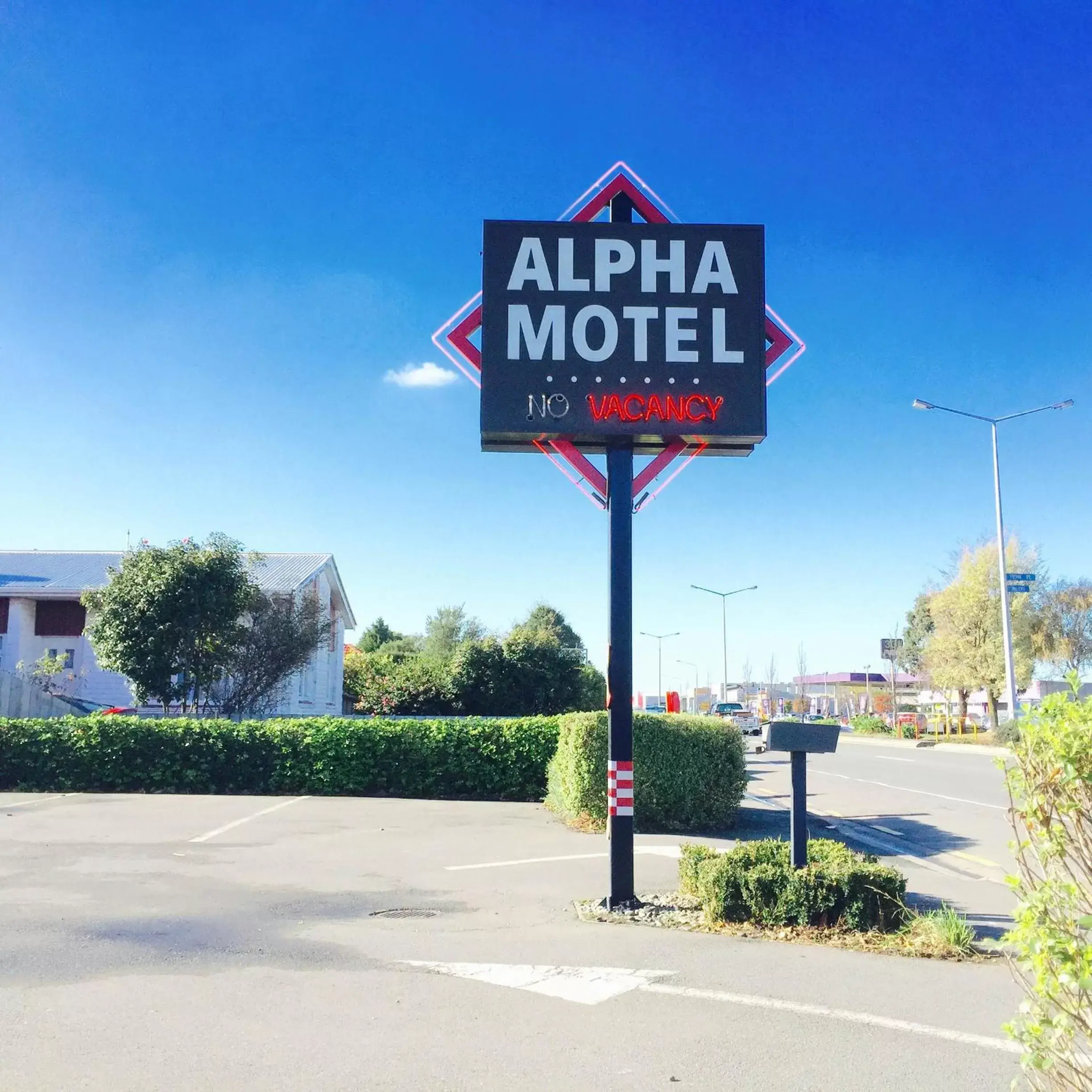 Property logo or sign, Property Logo/Sign in Alpha Motel