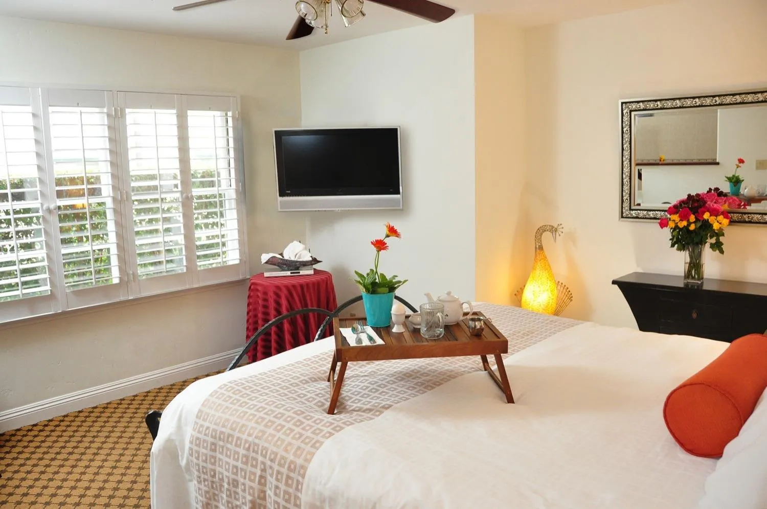 Bed in The Eagle Inn