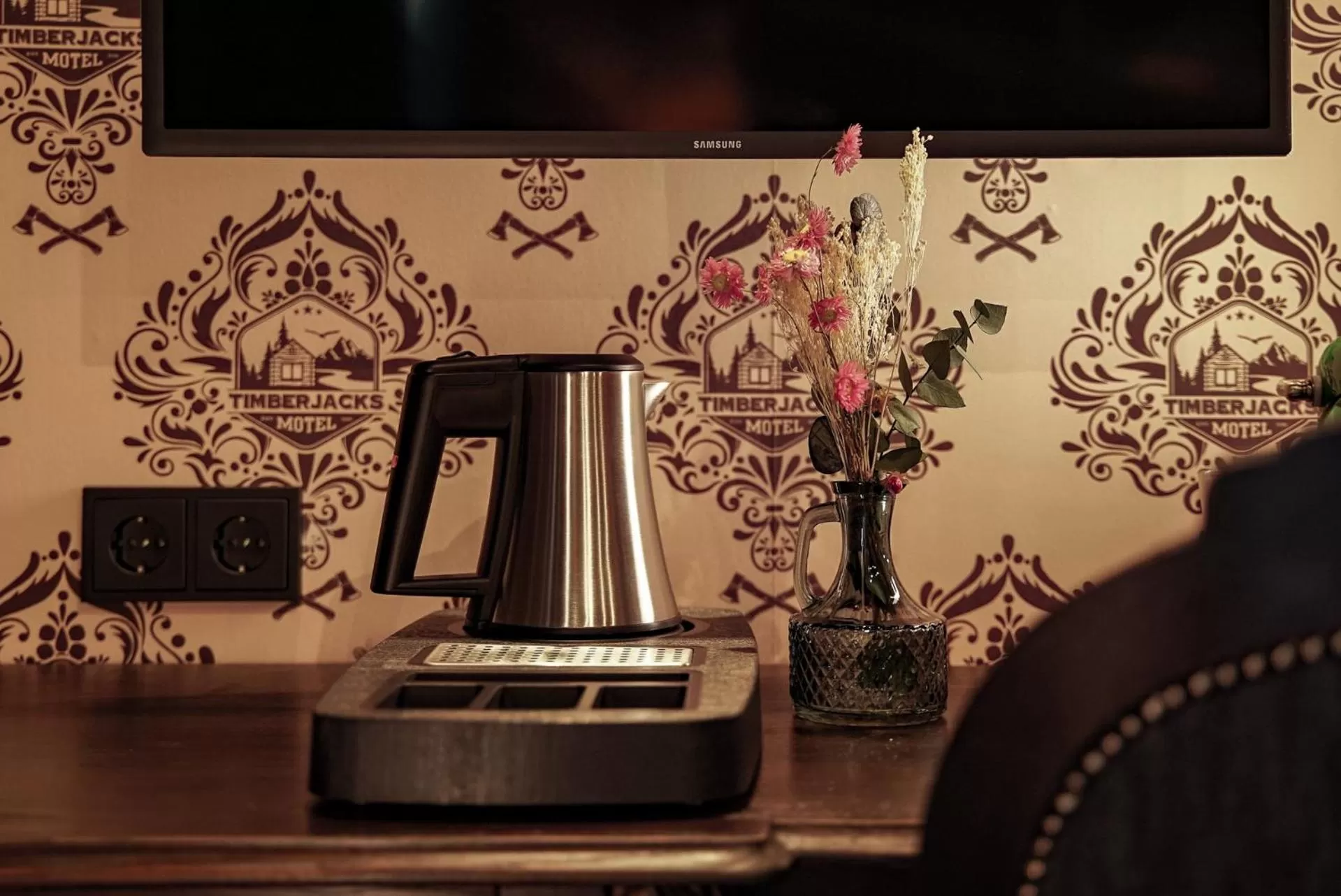 Decorative detail in Timberjacks Siegen Motel