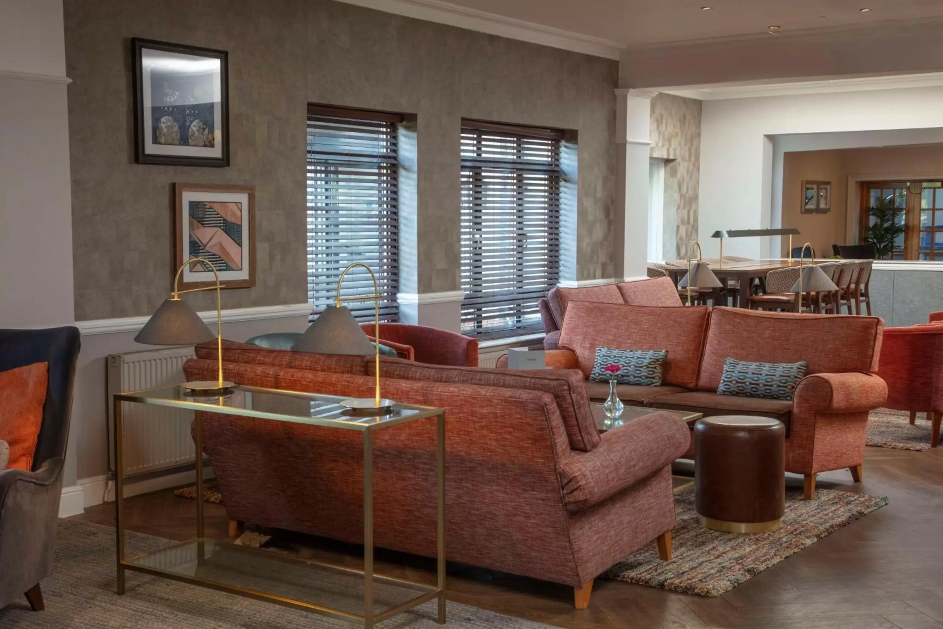 Lounge or bar in Oxford Belfry Hotel & Spa Lounge or bar in Oxford Belfry Hotel & Spa