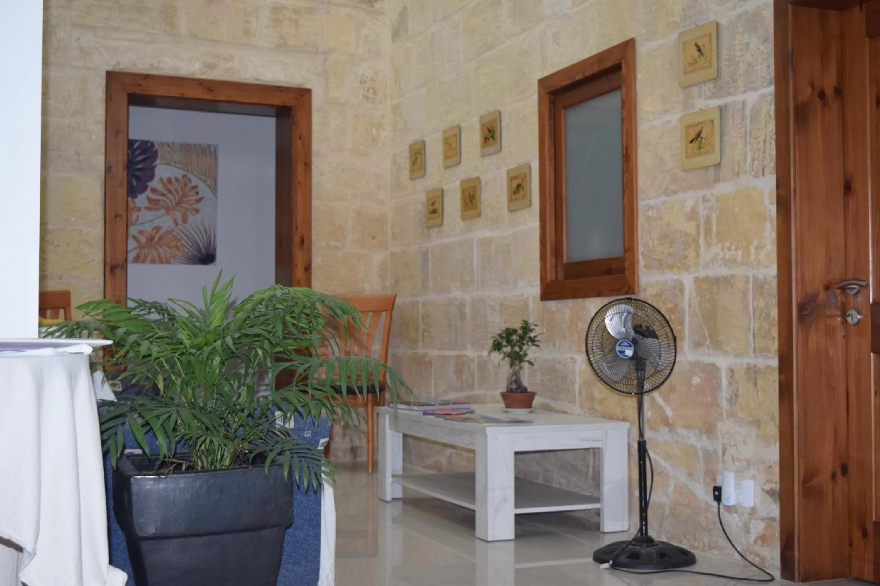 Inner courtyard view in St George of Lydda B&B