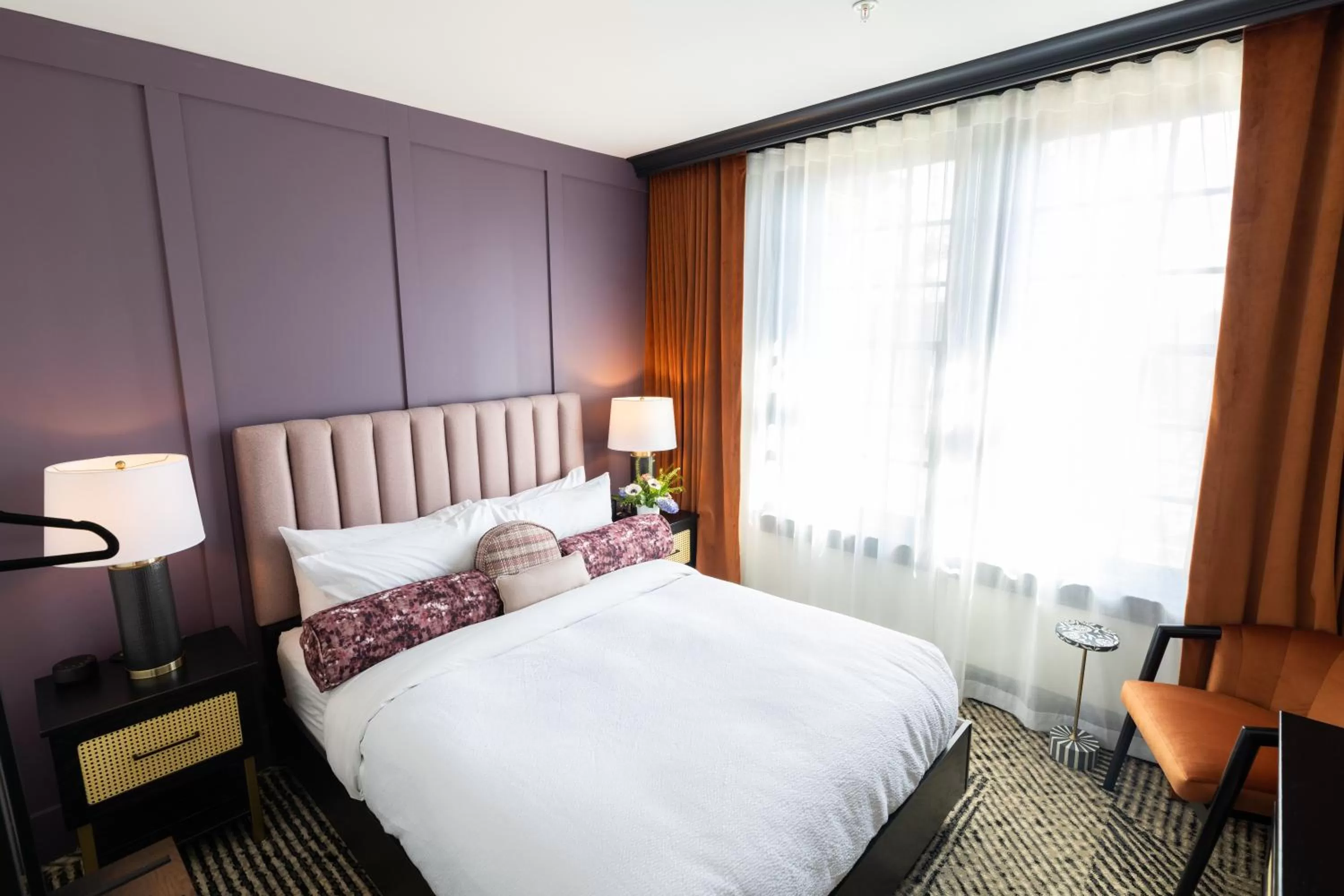 Bed in Hotel Thaxter