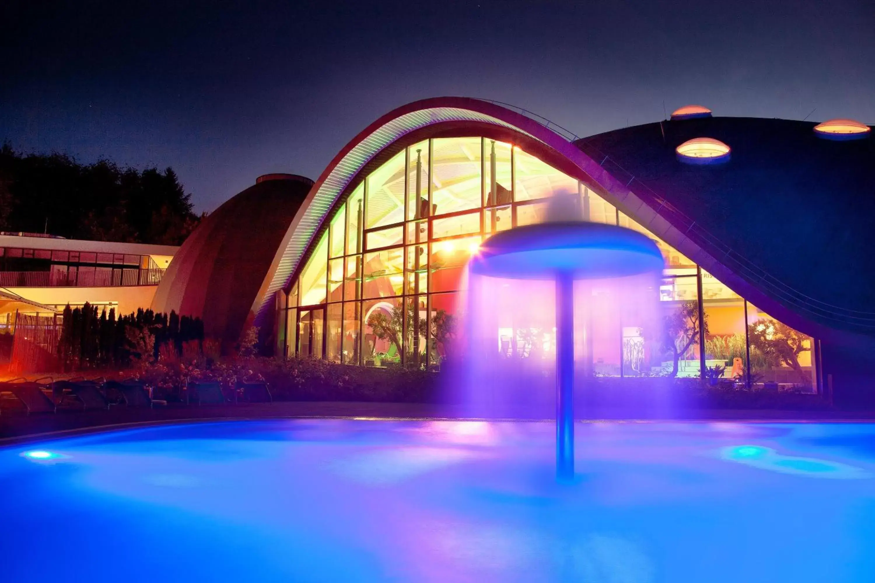 Night, Water Park in Hotel an der Therme