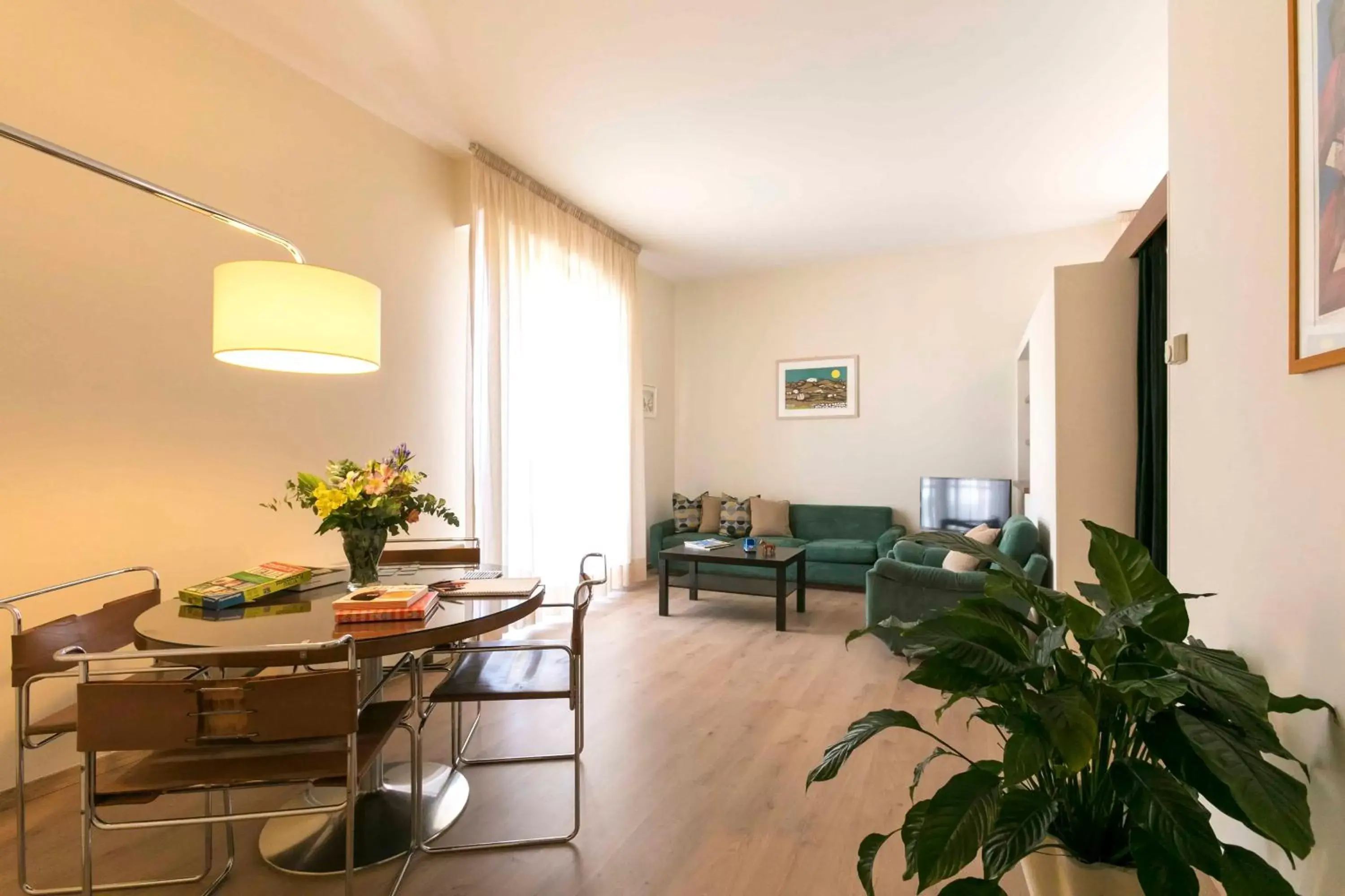 Living room, Dining Area in Residence Porta Al Prato