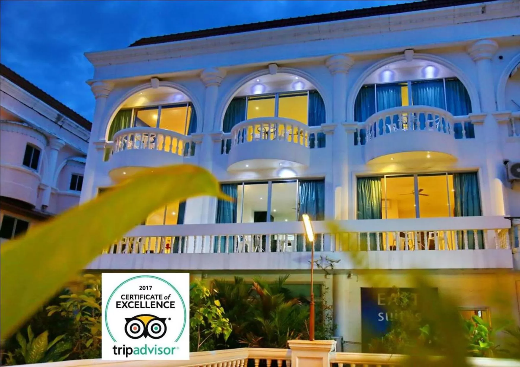 Bird's eye view in East Suites