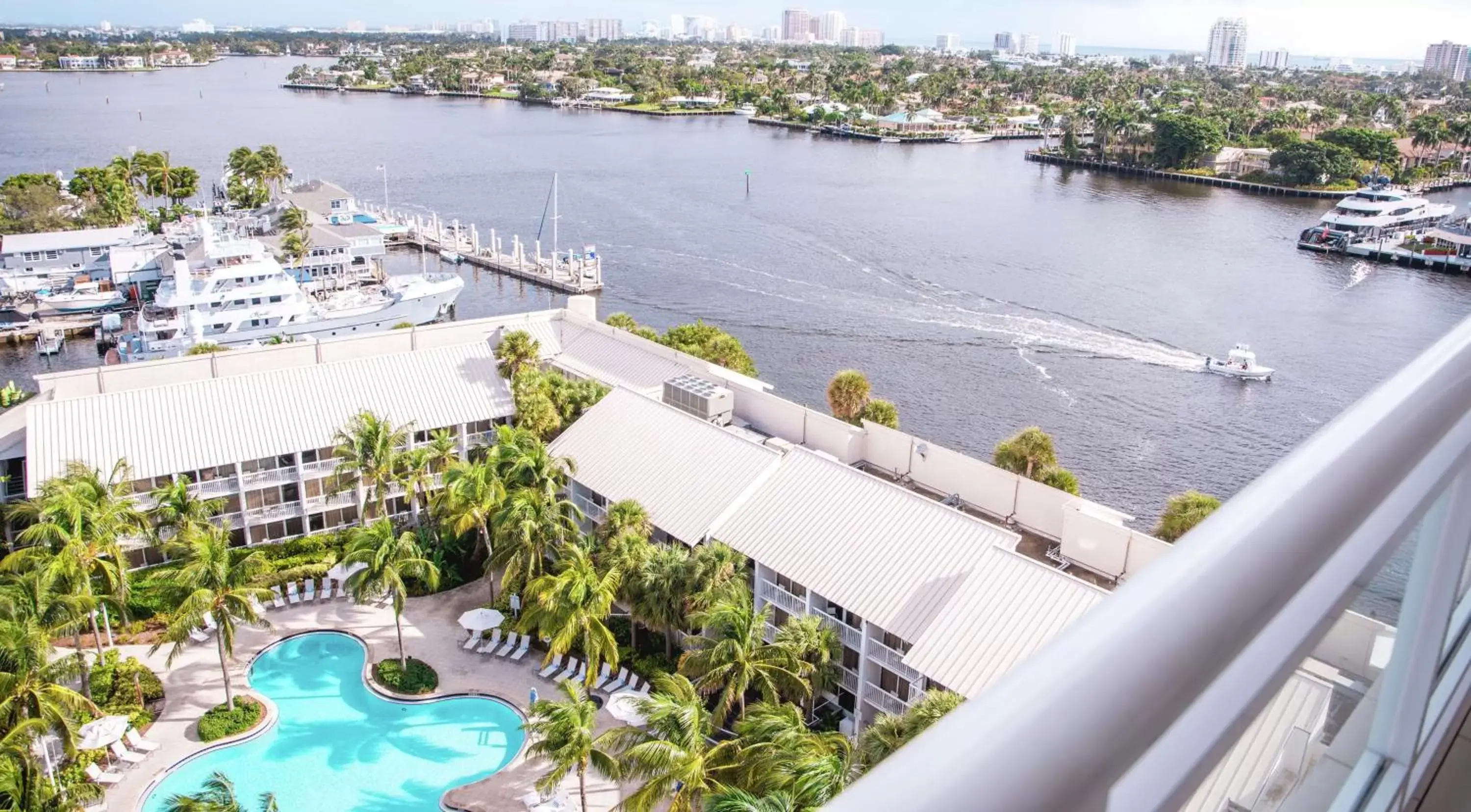 View (from property/room) in Hilton Fort Lauderdale Marina