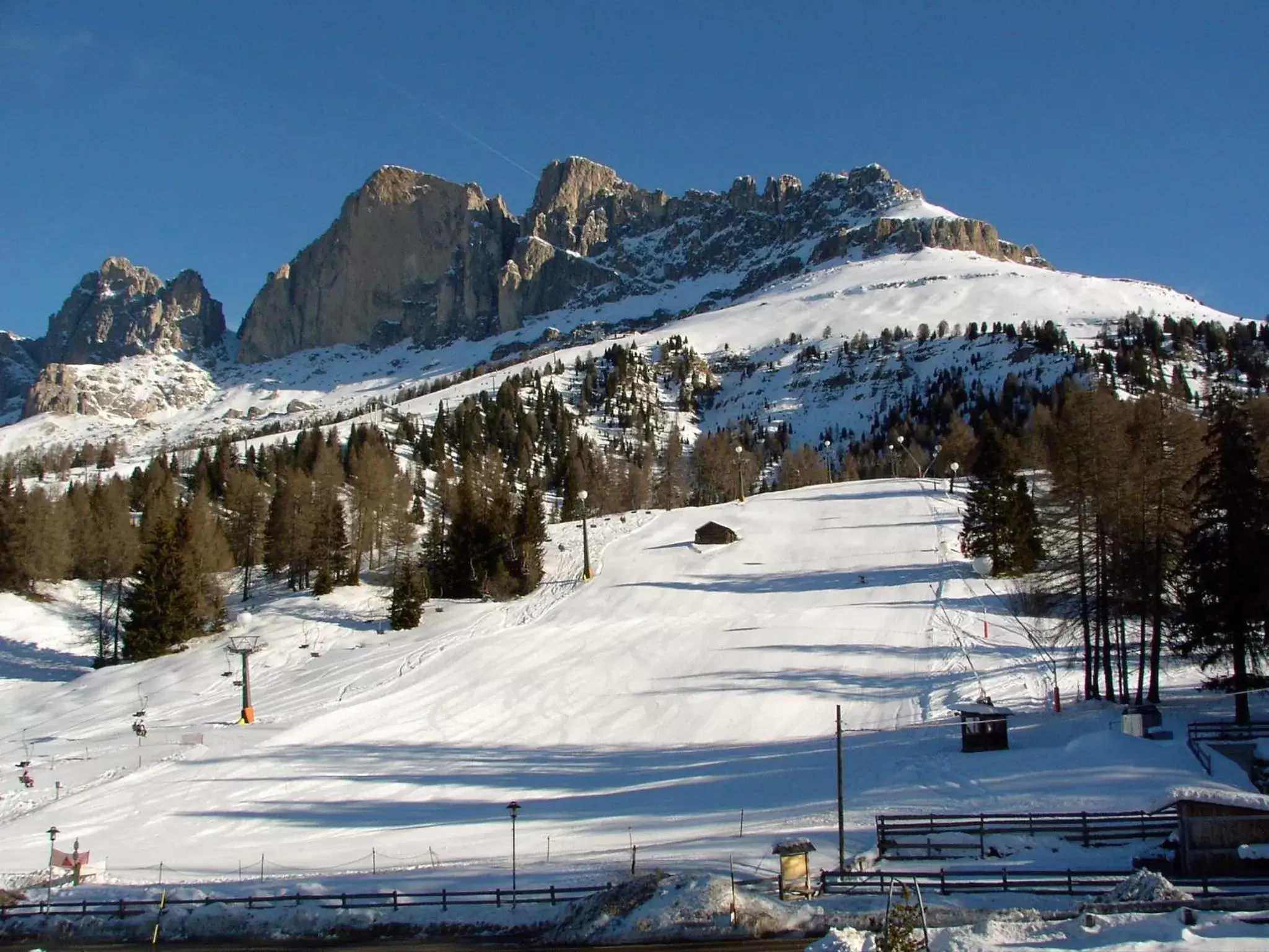 View (from property/room), Winter in Hotel Castel Latemar