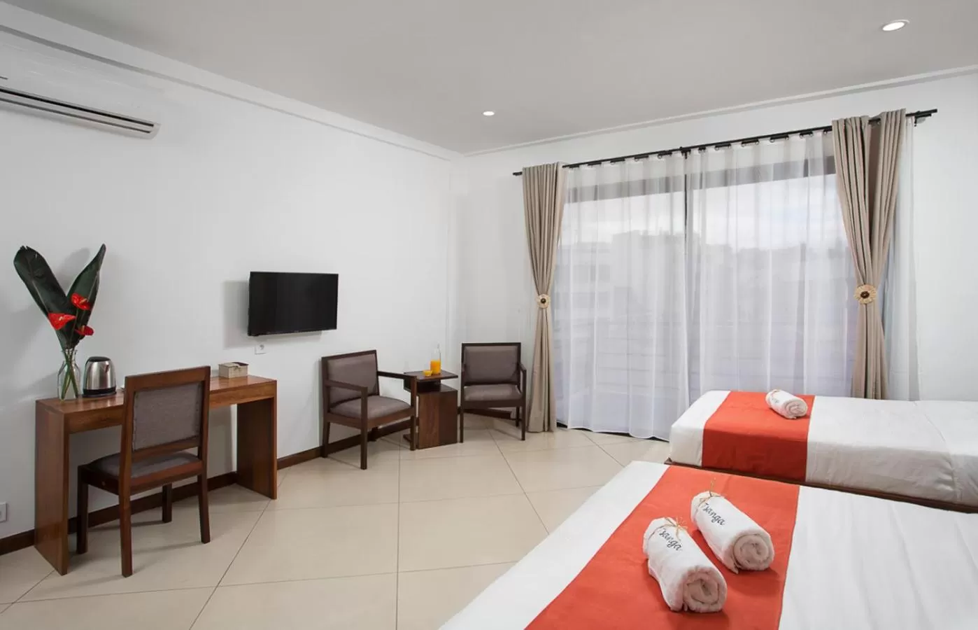 Photo of the whole room, Bed in Tsanga Tsanga Hotel