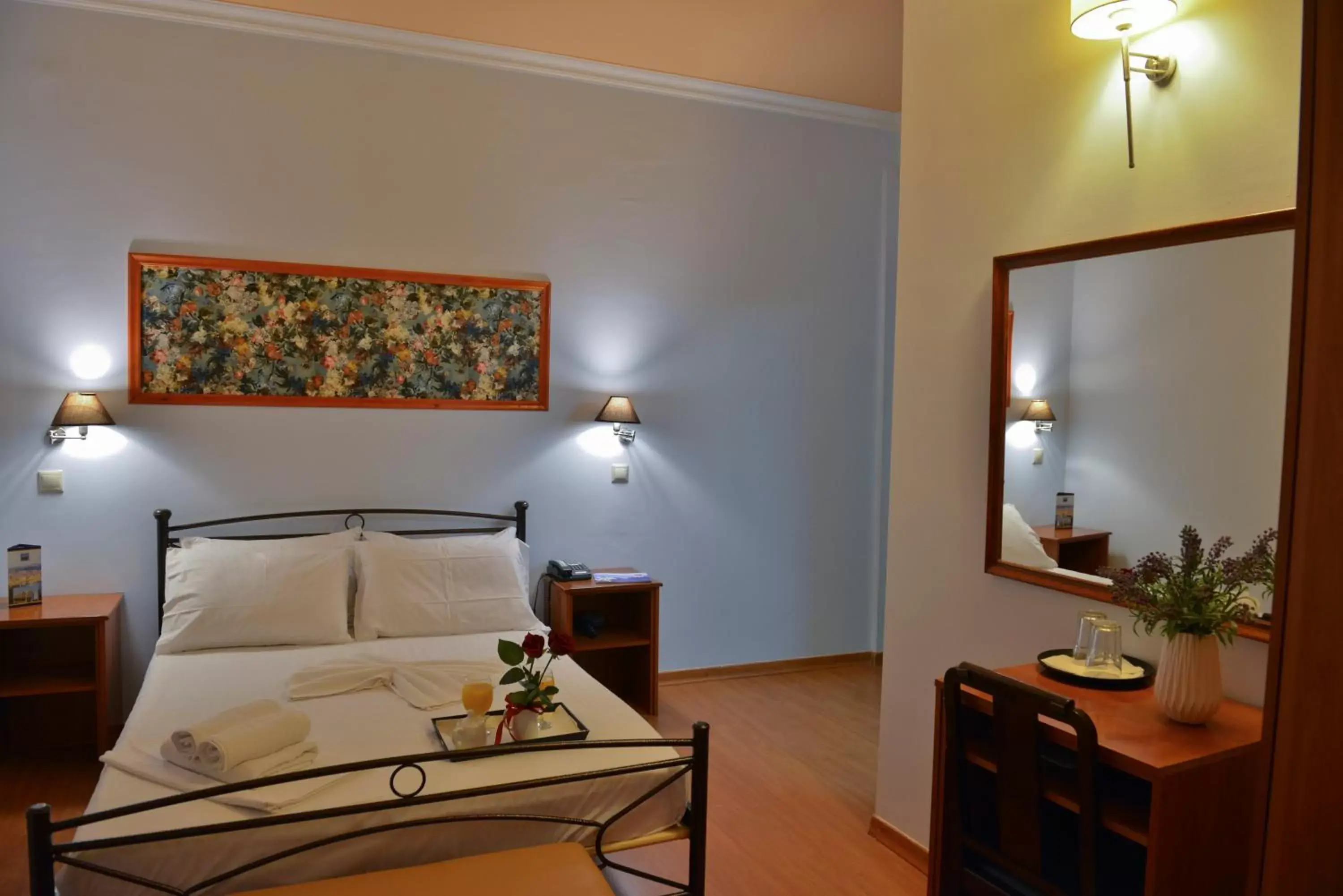 Bed in Grand Hotel Loutraki