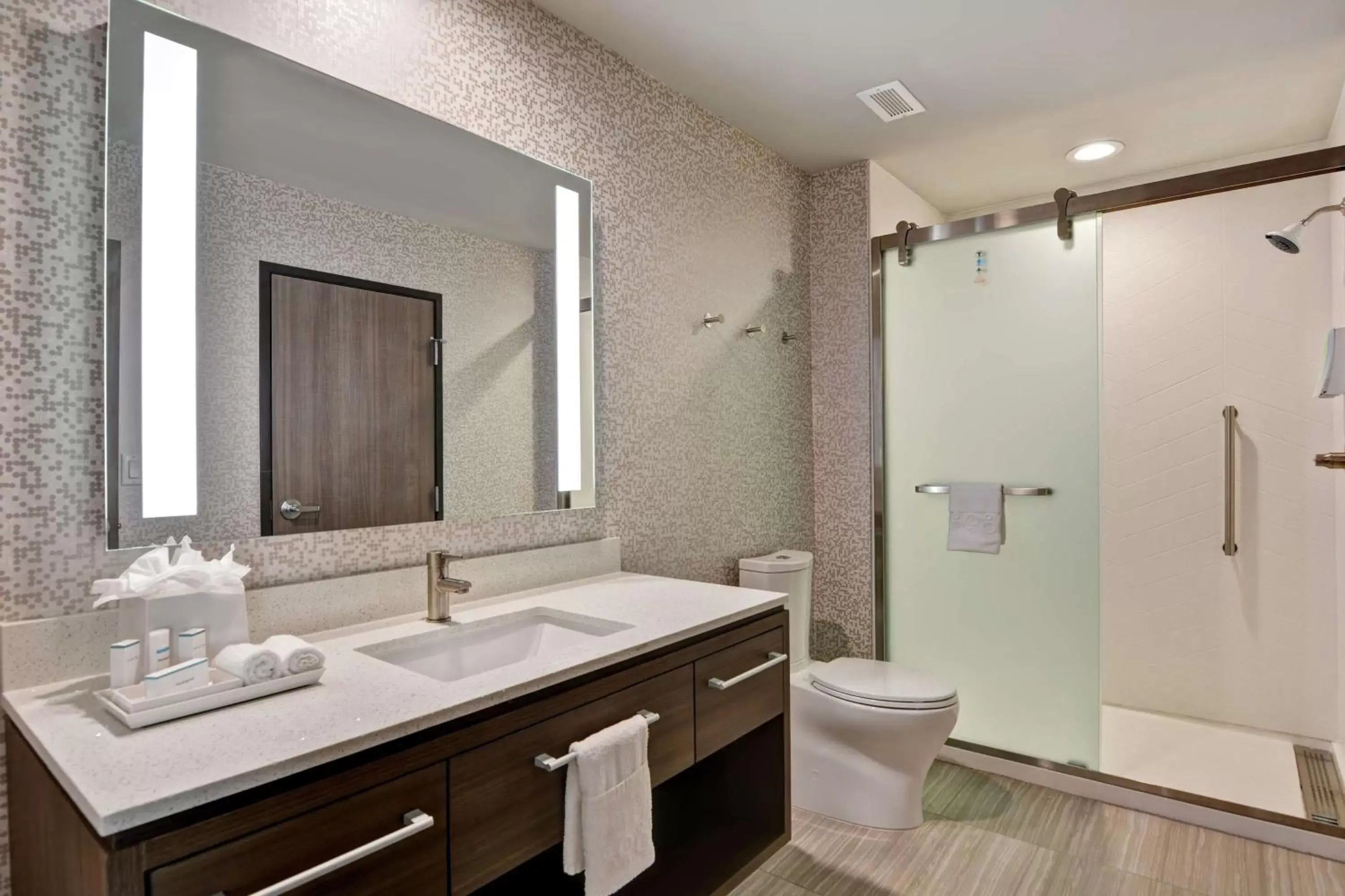 Bathroom in Home2 Suites By Hilton Pecos Tx