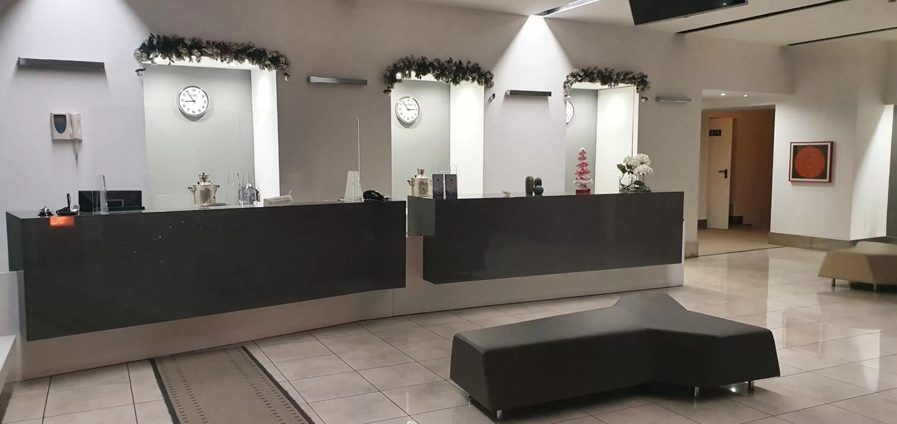 Lobby or reception in Hotel Artemide