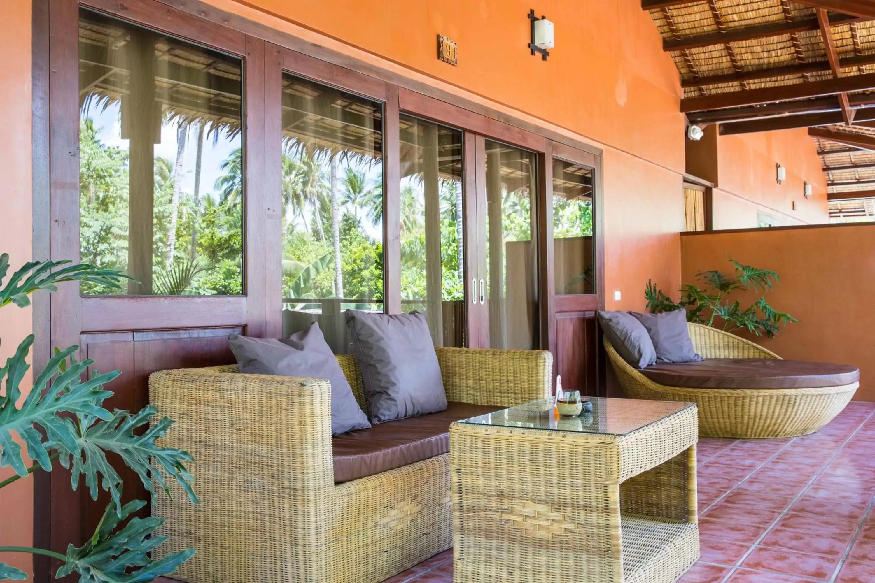 Balcony/Terrace in Last Frontier Beach Resort-Adults Only