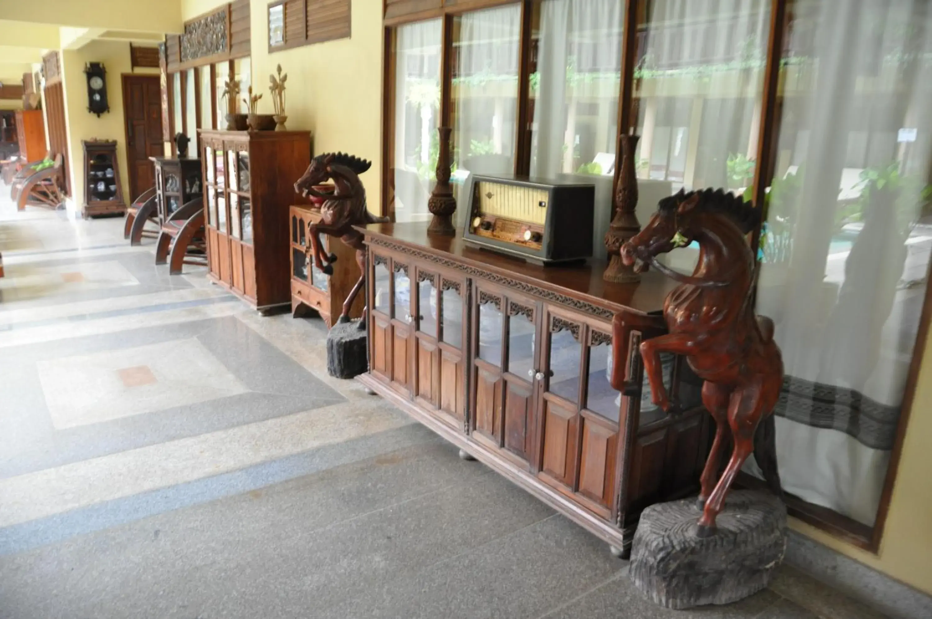 Decorative detail in Ruean Thai Hotel