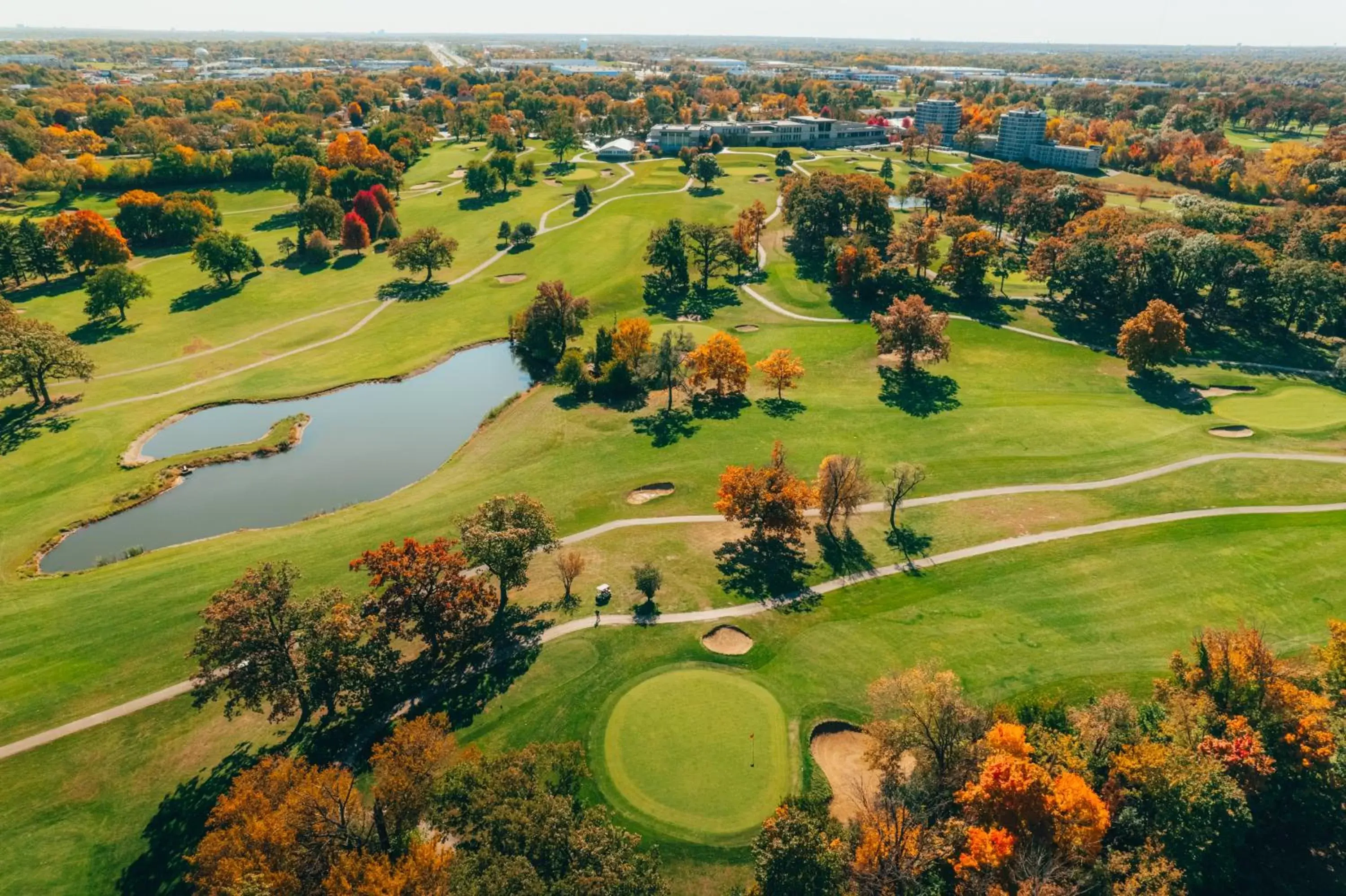 Golfcourse, Bird's-eye View in Eaglewood Resort & Spa