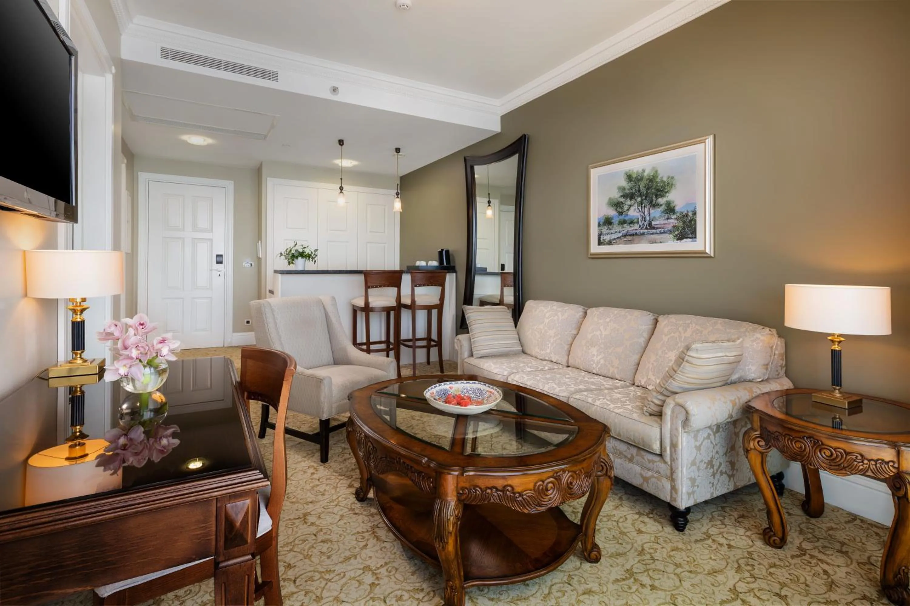 Living room in Royal Princess Hotel