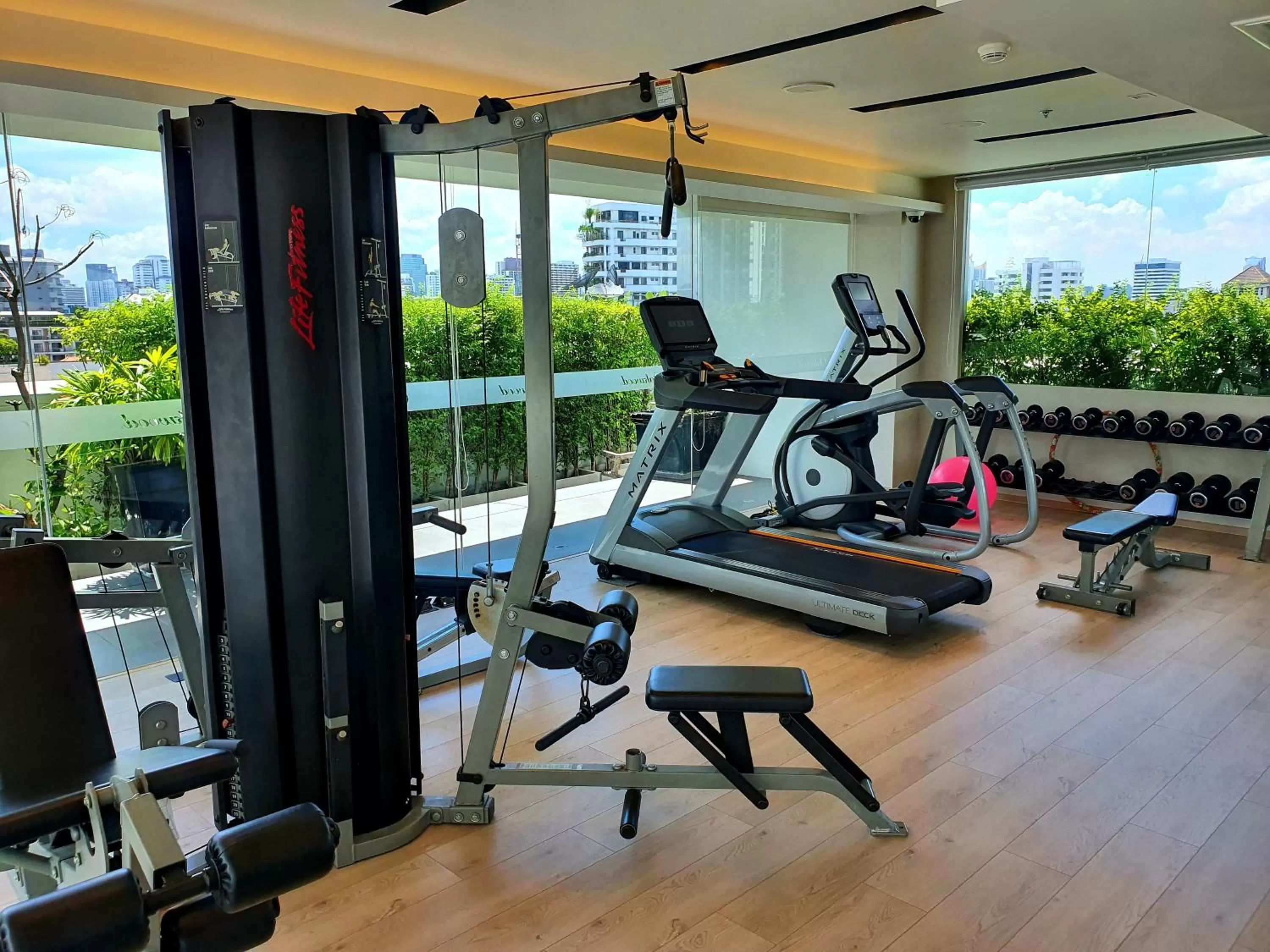 Fitness centre/facilities in Oakwood Residence Sukhumvit Thonglor Bangkok
