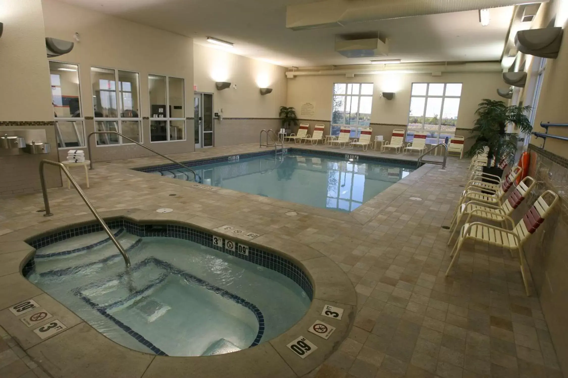 Pool view, Swimming Pool in Hampton Inn & Suites Red Deer