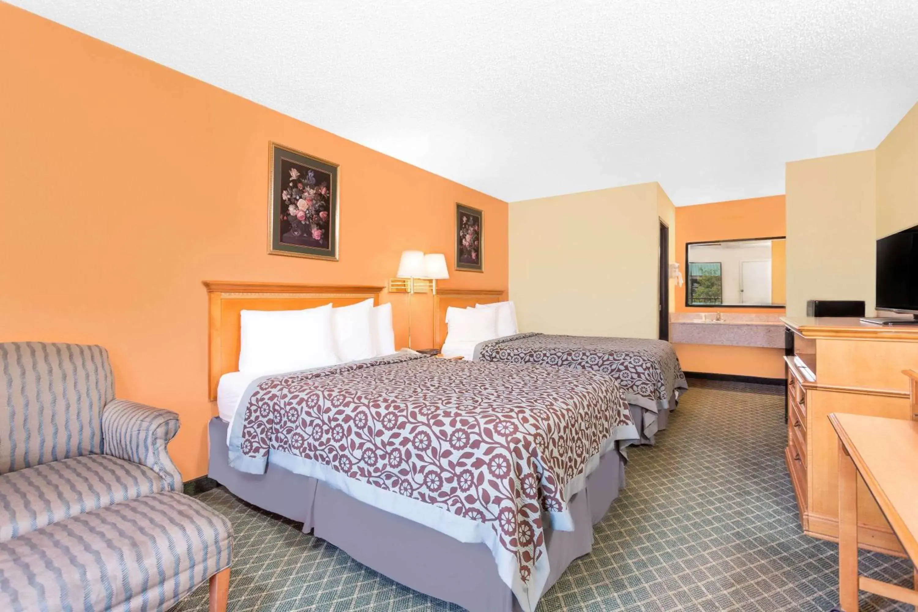 Double Room with Two Double Beds - Non-Smoking in Days Inn by Wyndham Aiken - Interstate Hwy 20