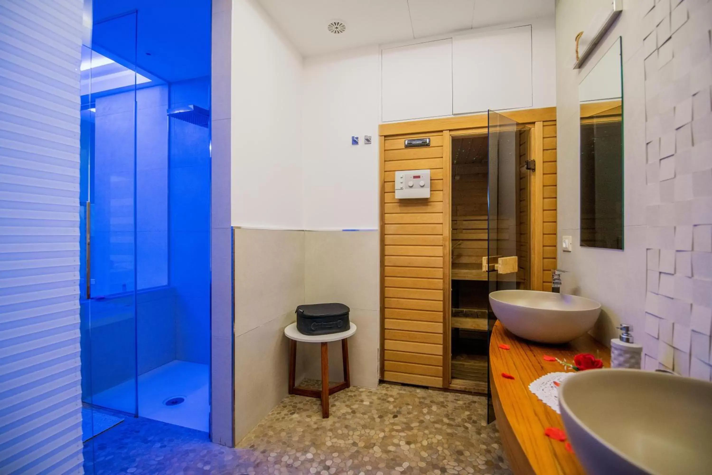 Sauna, Bathroom in Le suite del nostromo