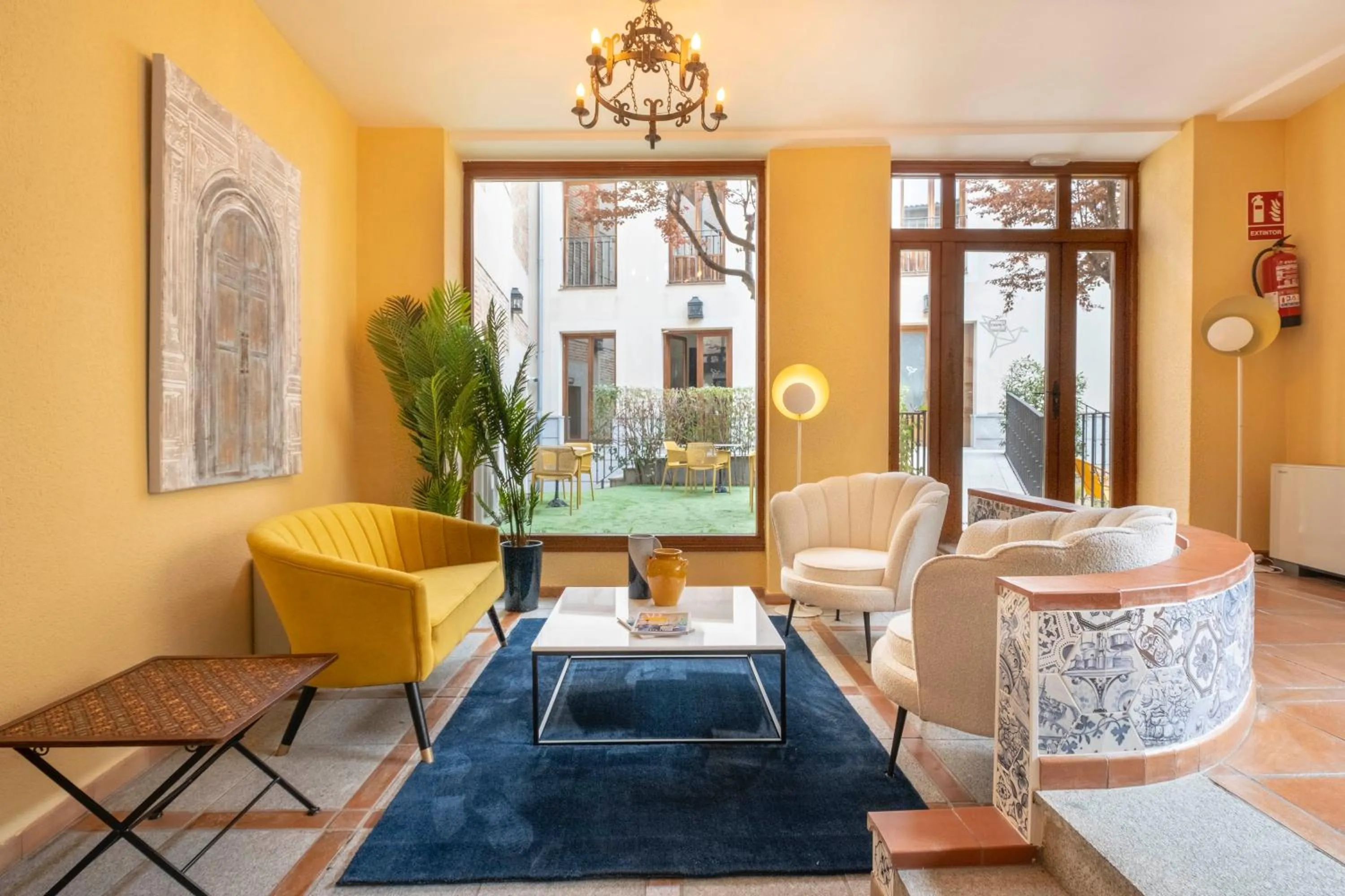 Living room in Hotel Cetina Palacio Ayala Berganza