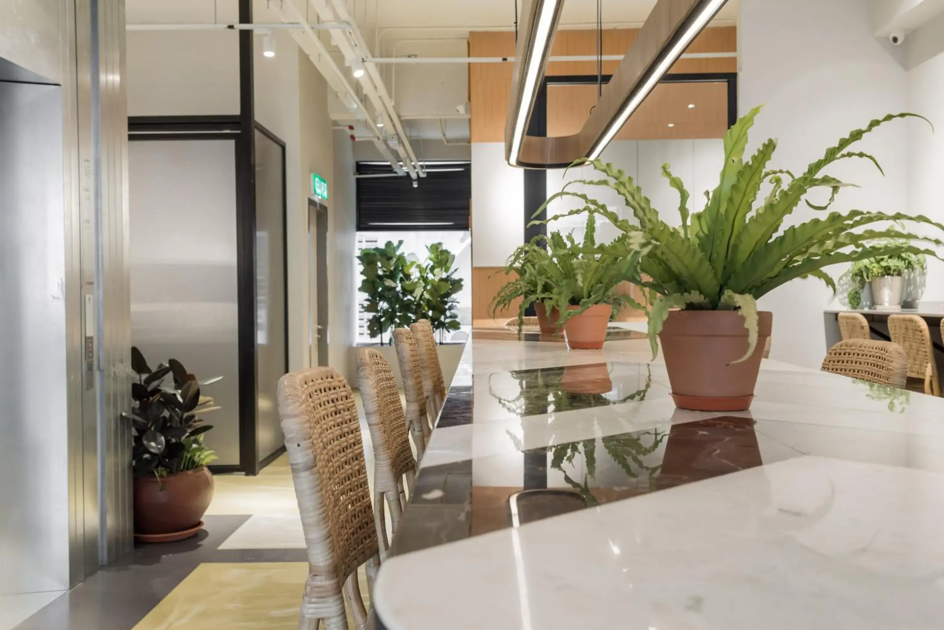 Dining area in Bunk & Bilik Hotel Jalan Ipoh Dining area in Bunk & Bilik Hotel Jalan Ipoh