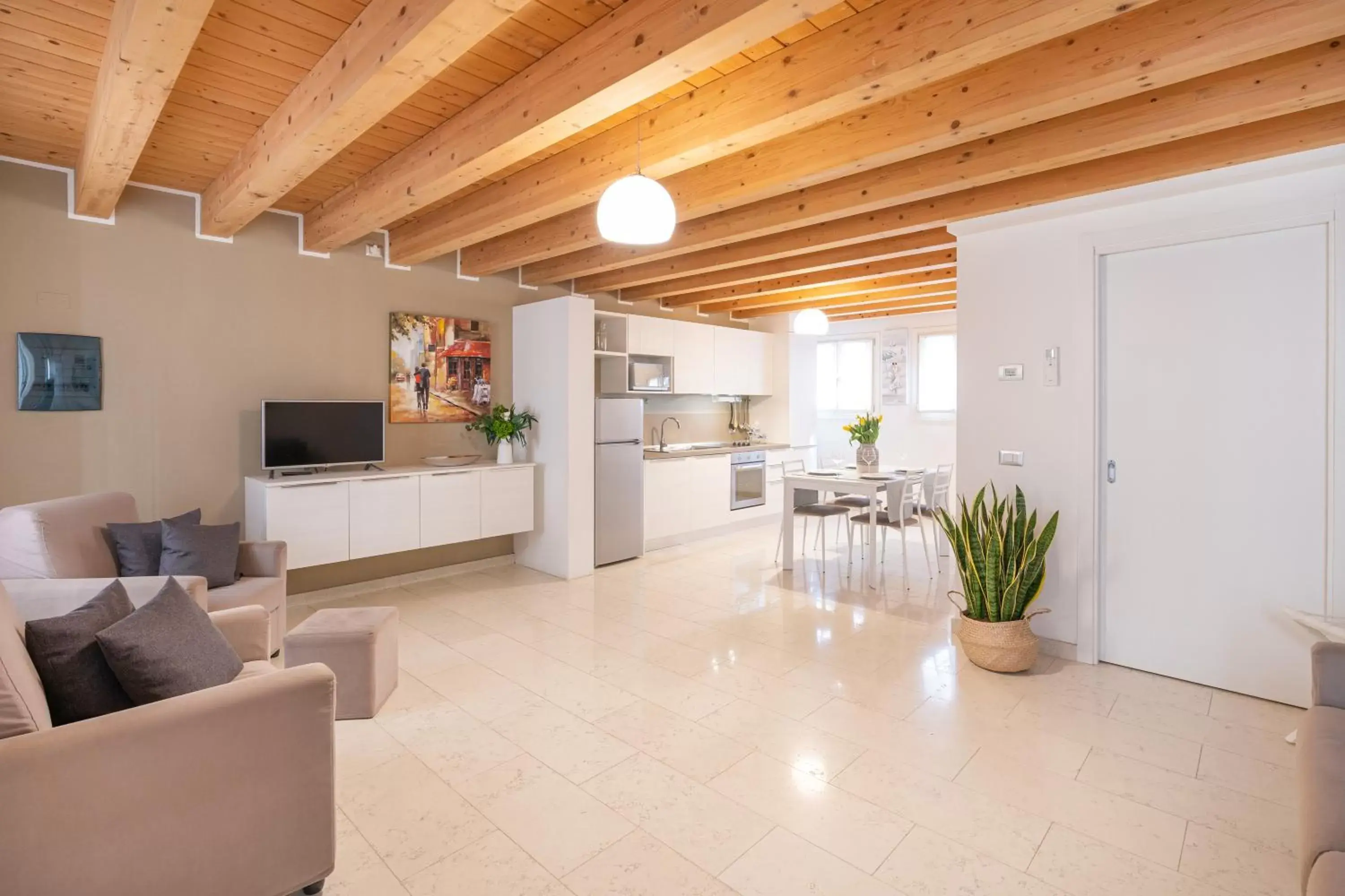 Living room, Seating Area in Ca' Degli Antichi Giardini Apartments