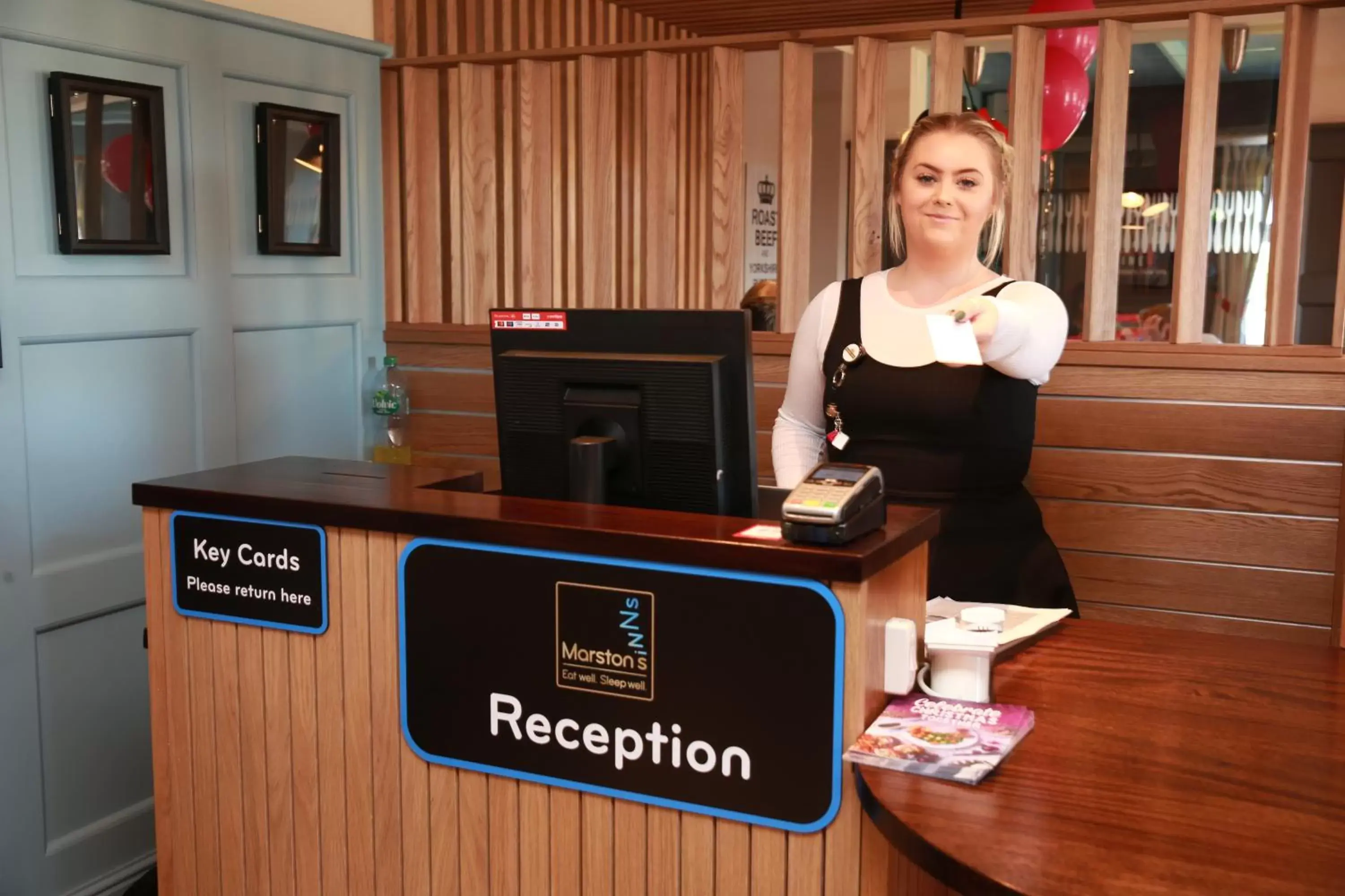 Lobby or reception in Tulip Queen, Spalding by Marston's Inns