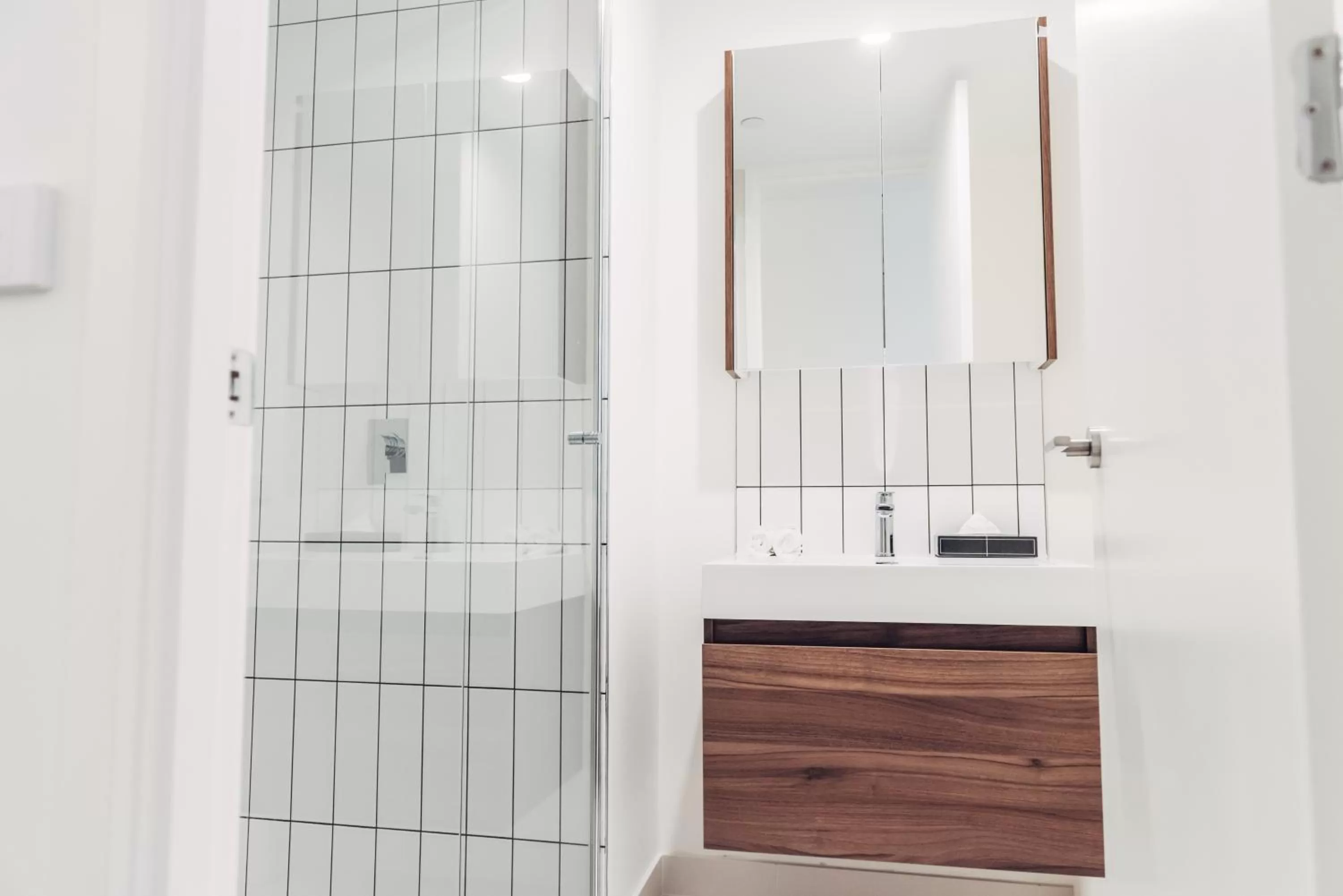 Bathroom in Comfort Apartments Box Hill