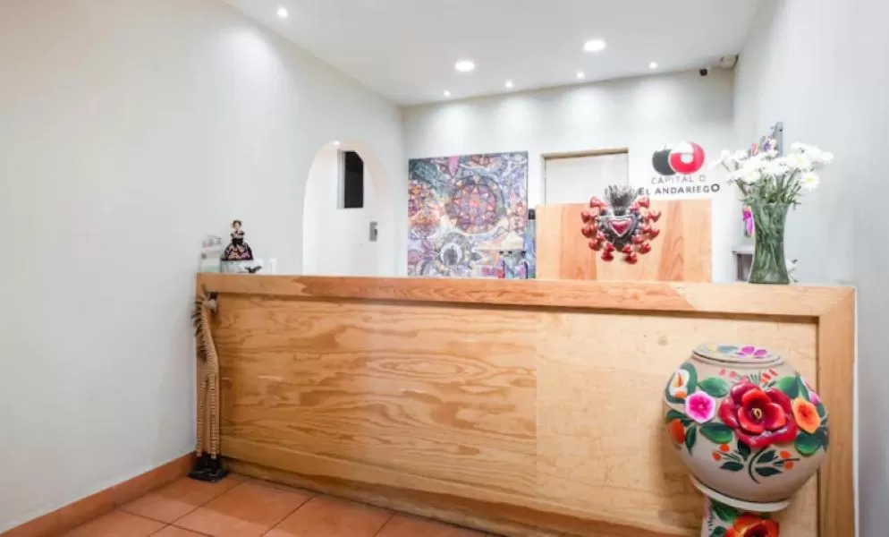 Lobby or reception in Hotel El Andariego