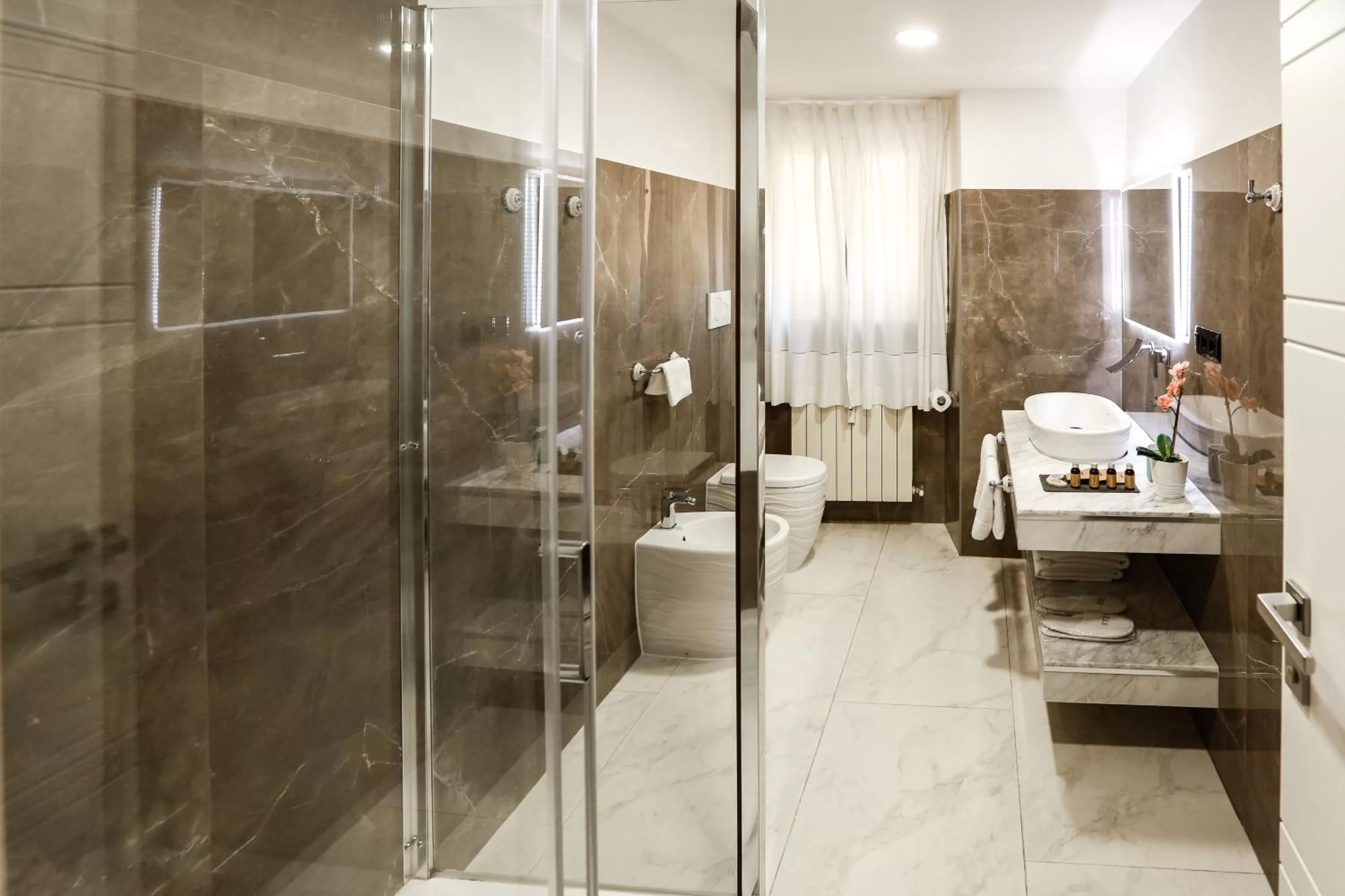 Shower in Escape Luxury Suite - CA Domus Collection