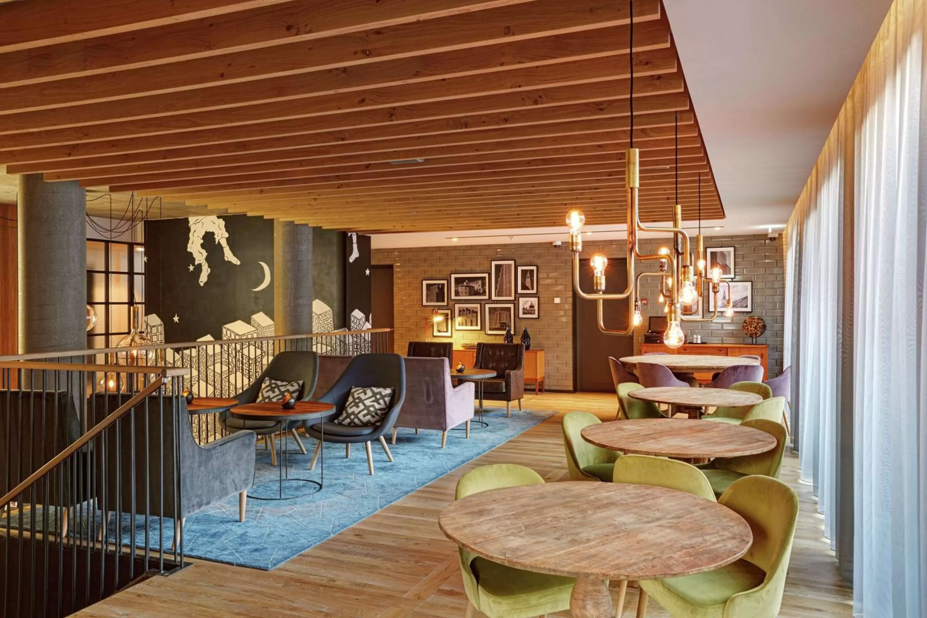 Dining area in Canopy by Hilton Reykjavik City Centre