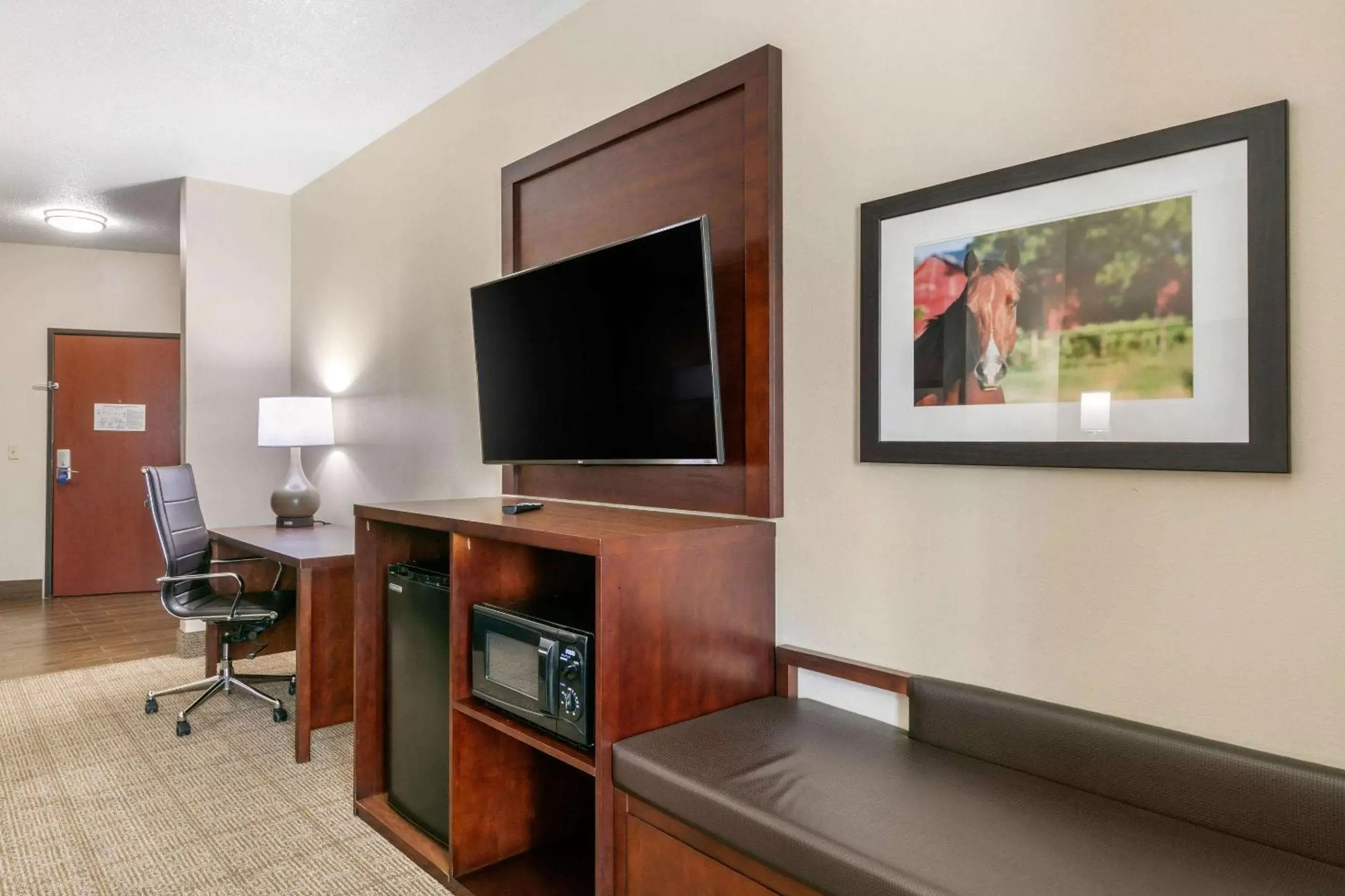 Photo of the whole room, TV/Entertainment Center in Comfort Suites Hopkinsville